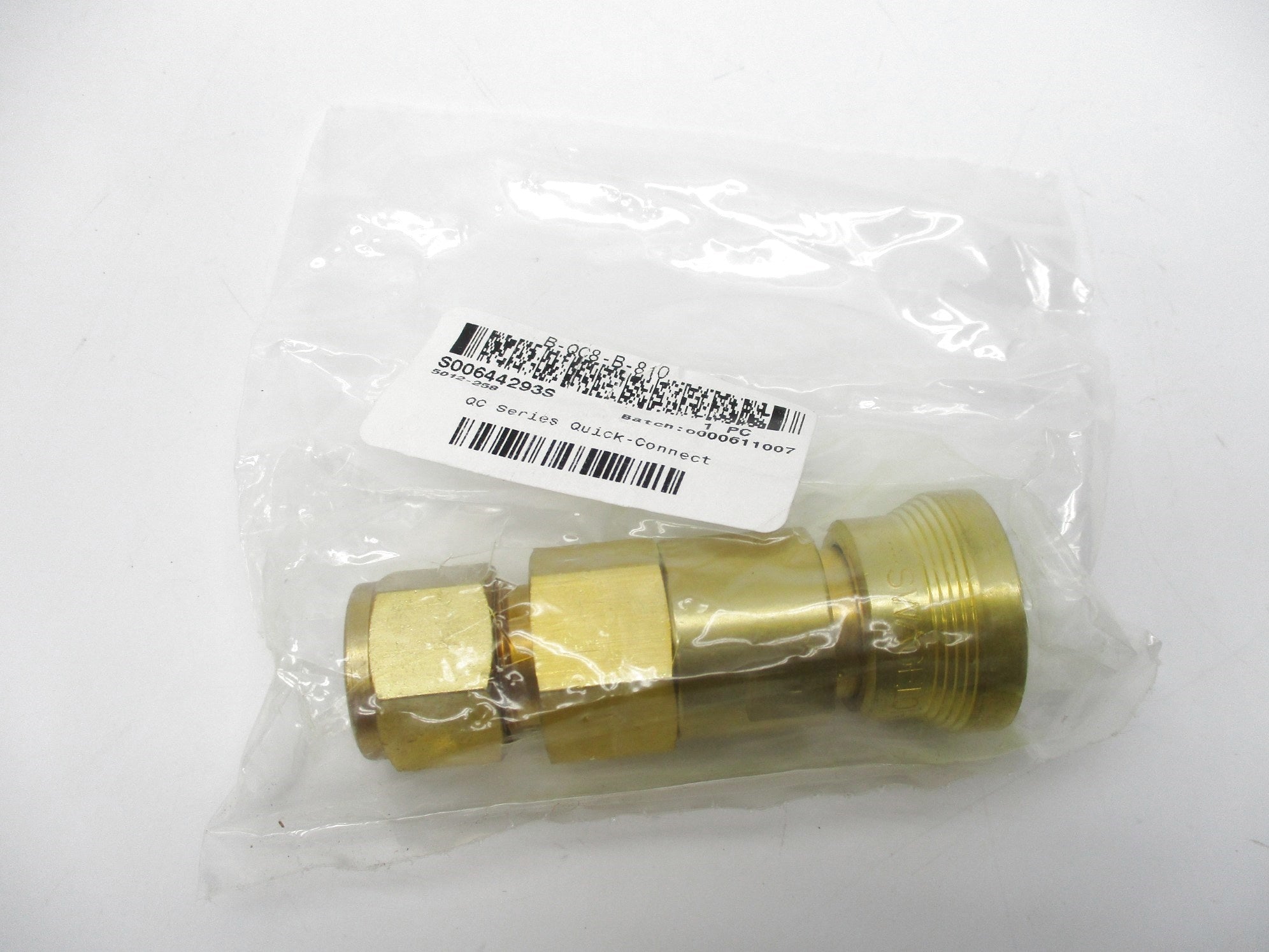 SWAGELOK B-QC8-B-810 NSMP