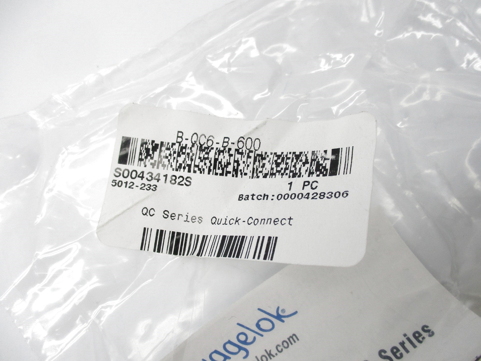 SWAGELOK B-QC6-B-600 NSMP