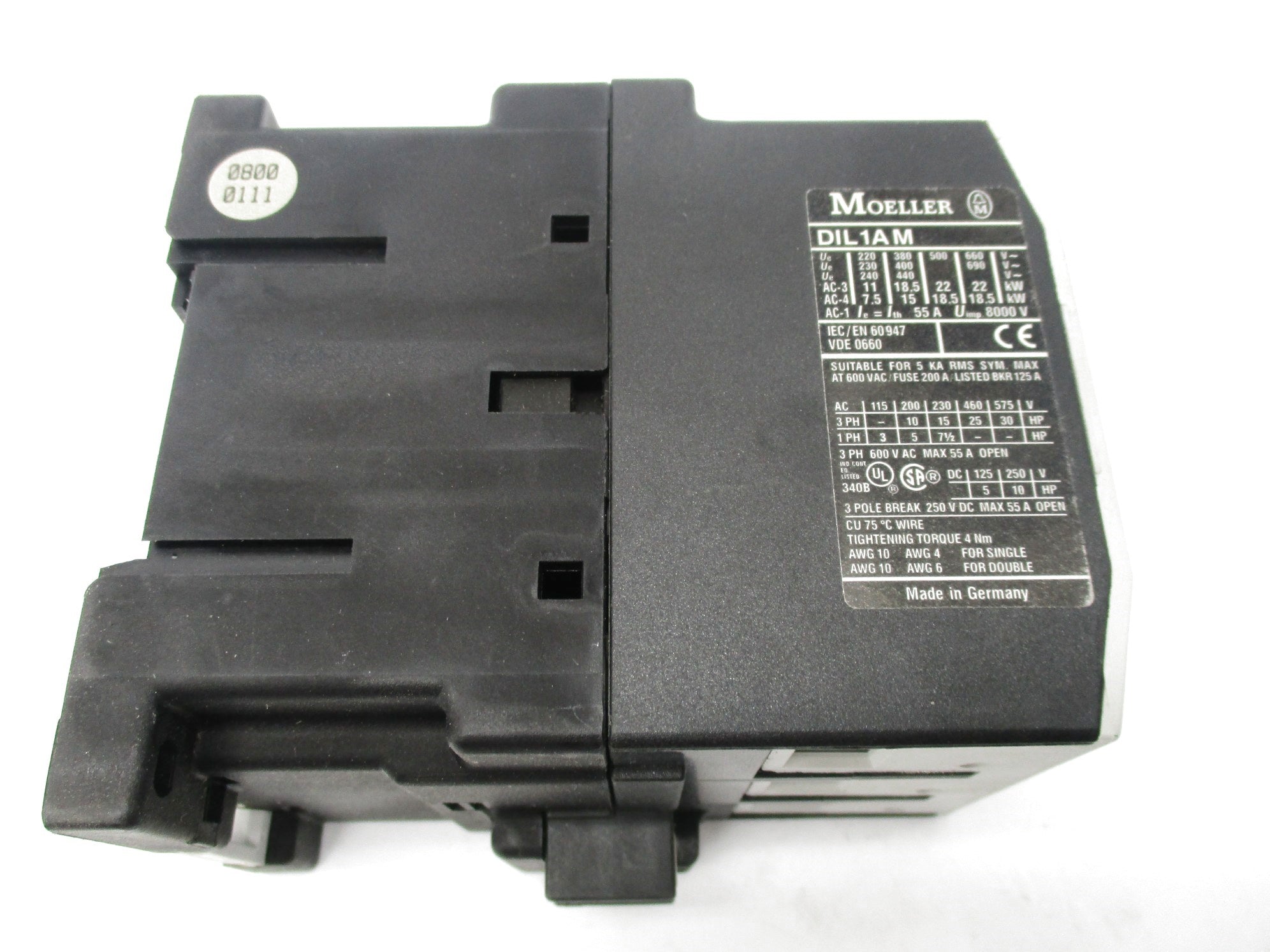 KLOCKNER MOELLER DIL1AM 600V 200A NSNP