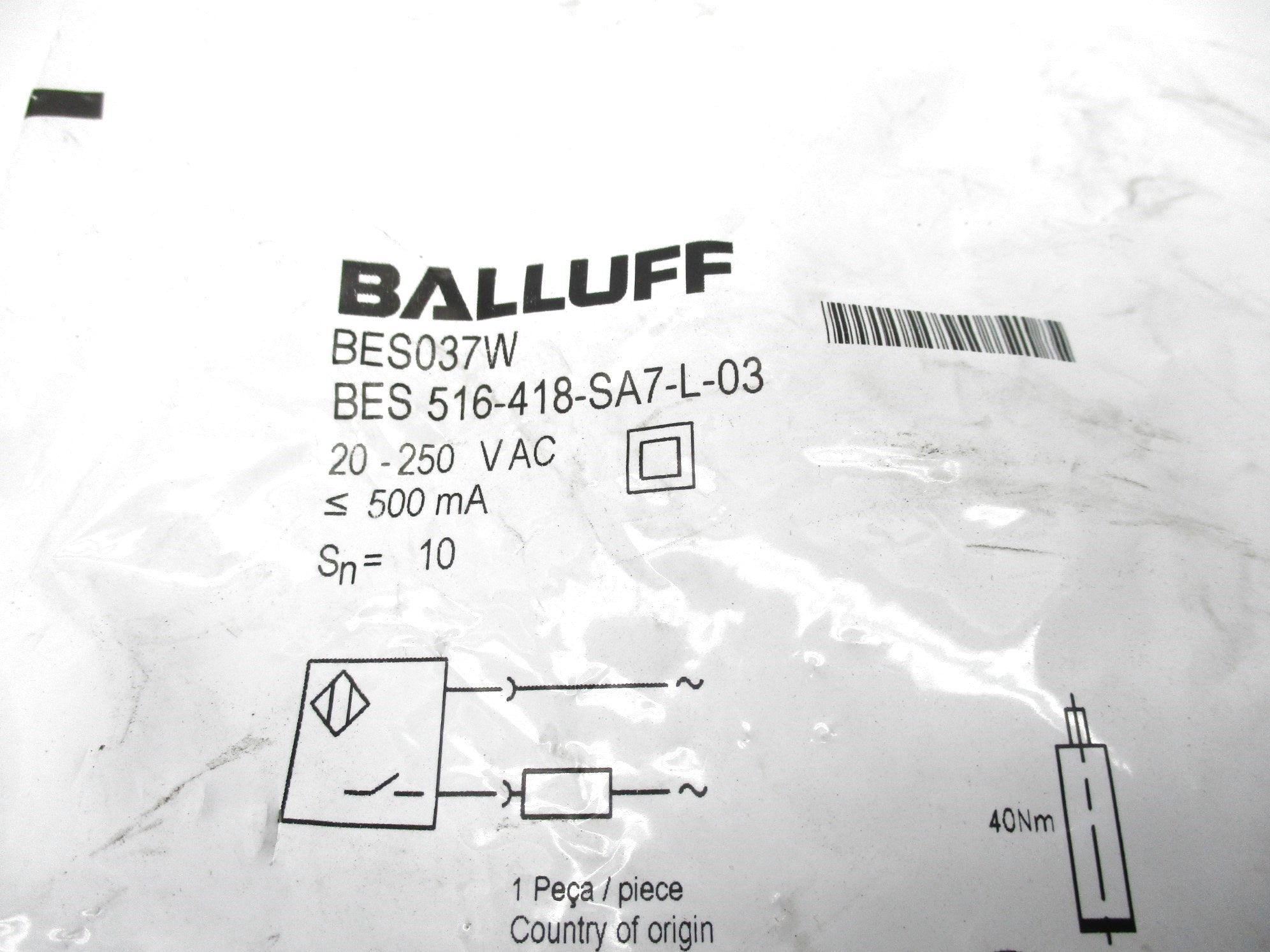 BALLUFF BES037W-BES 516-418-SA7-L-03  NSMP