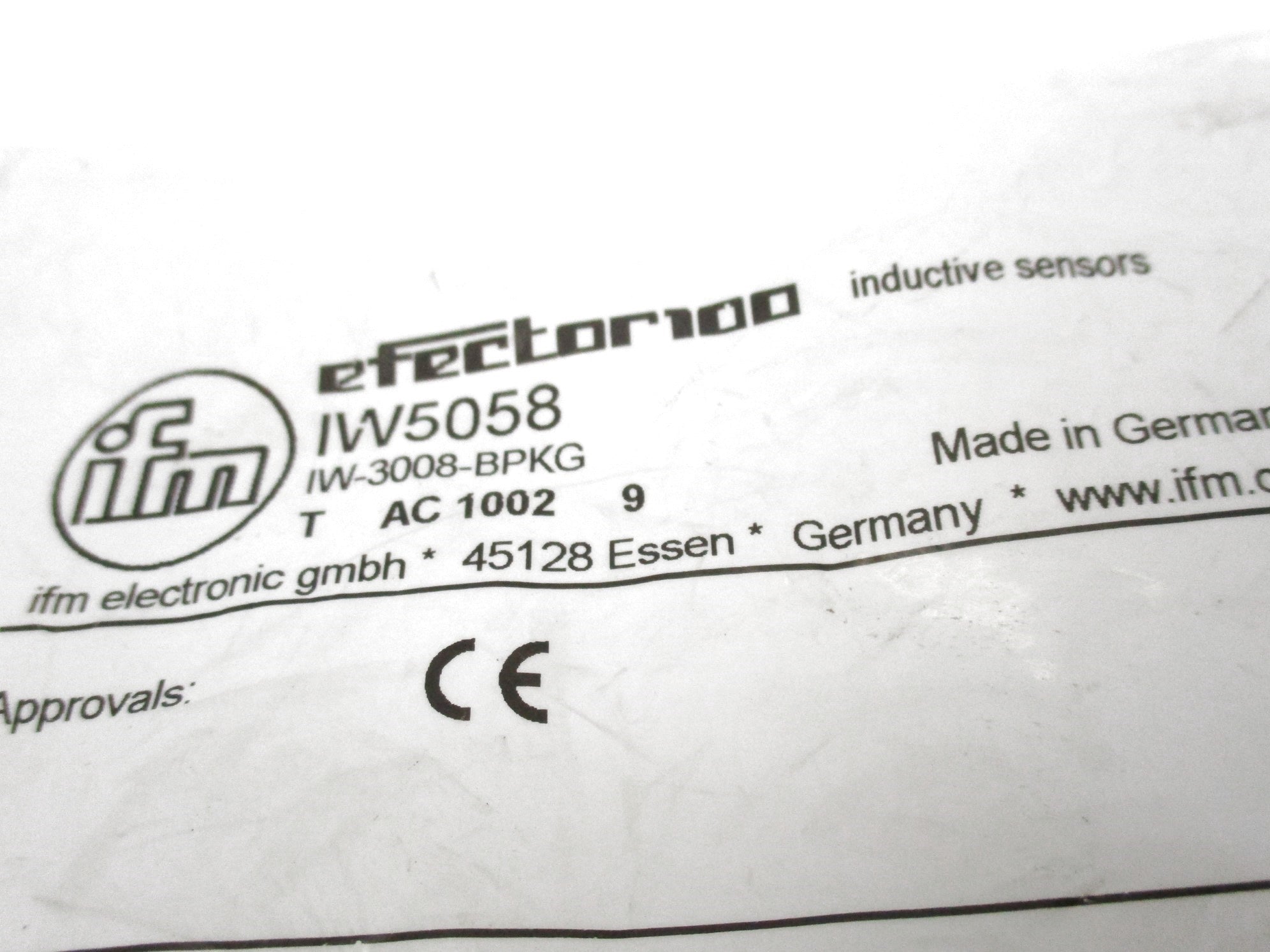 IFM EFECTOR IW5058 NSMP
