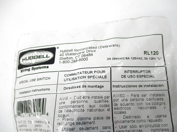 HUBBELL RL120 NSMP