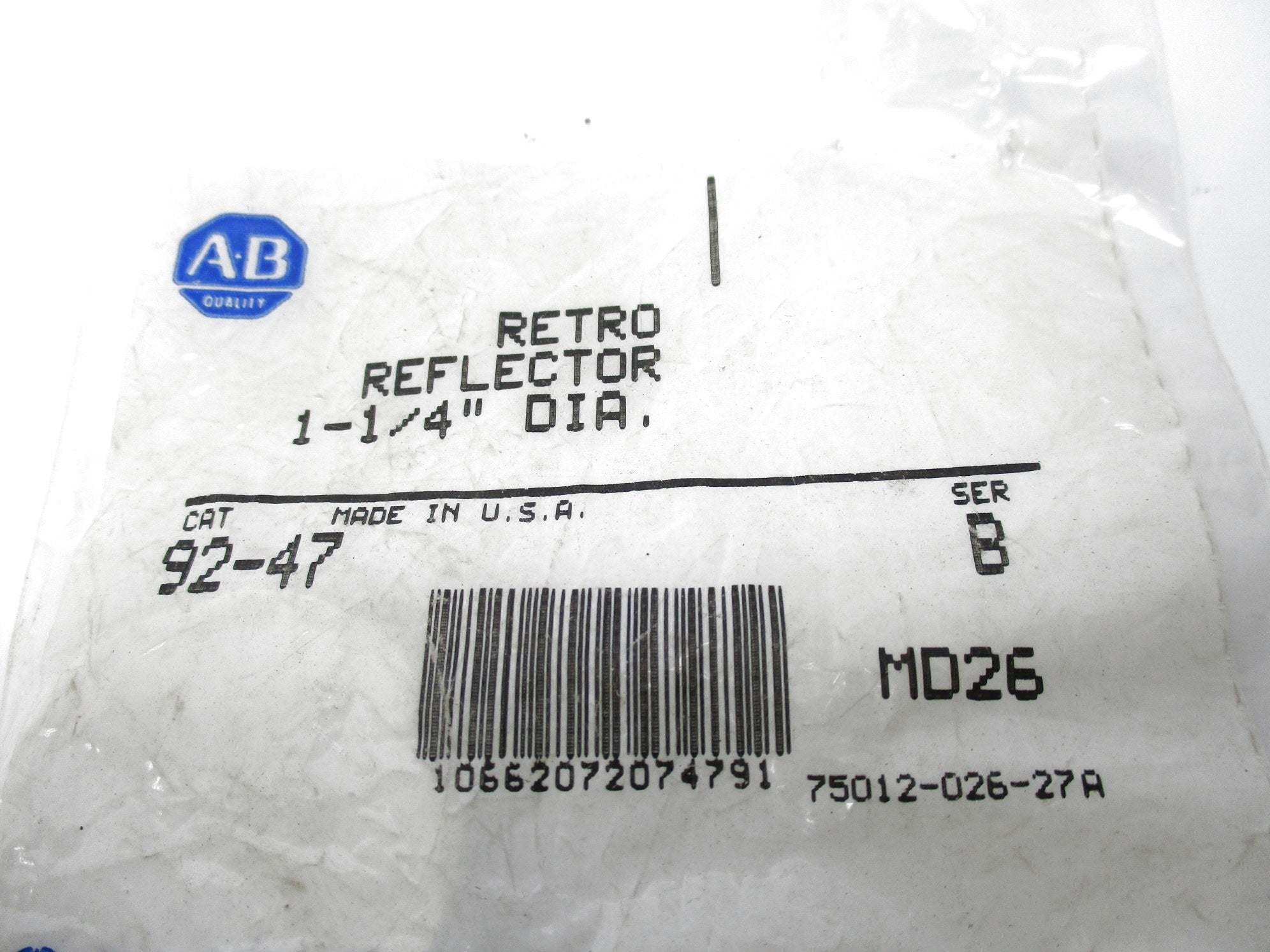 ALLEN BRADLEY 92-47 SER. B (BL/WH) NSMP