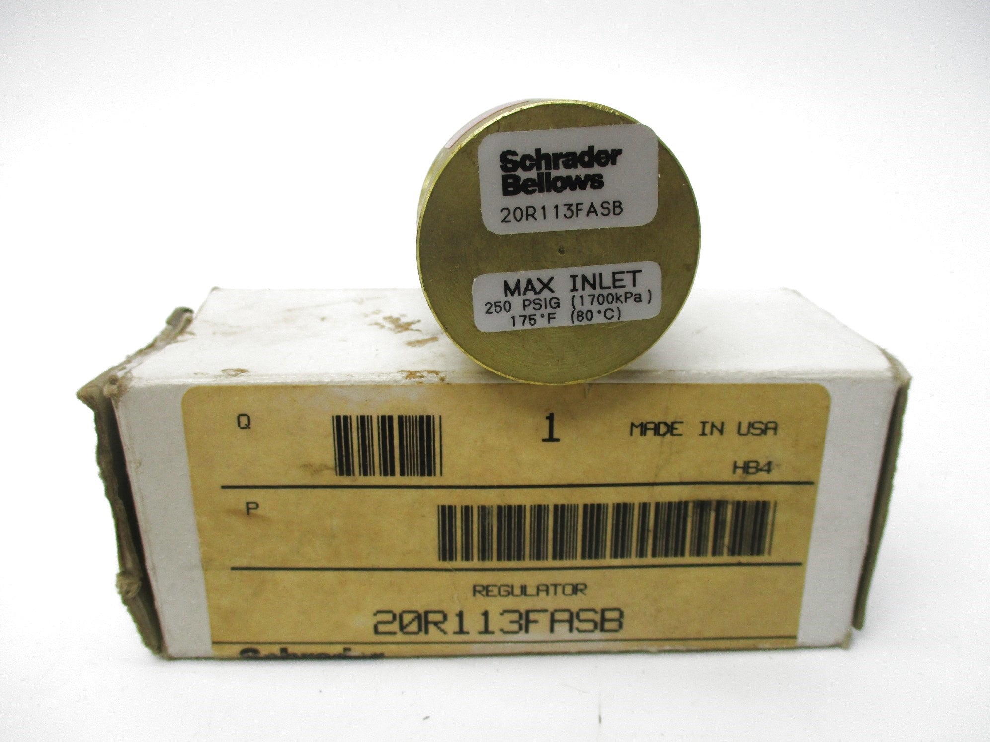 SCHRADER BELLOWS 20R113FASB 250PSIG NSMP