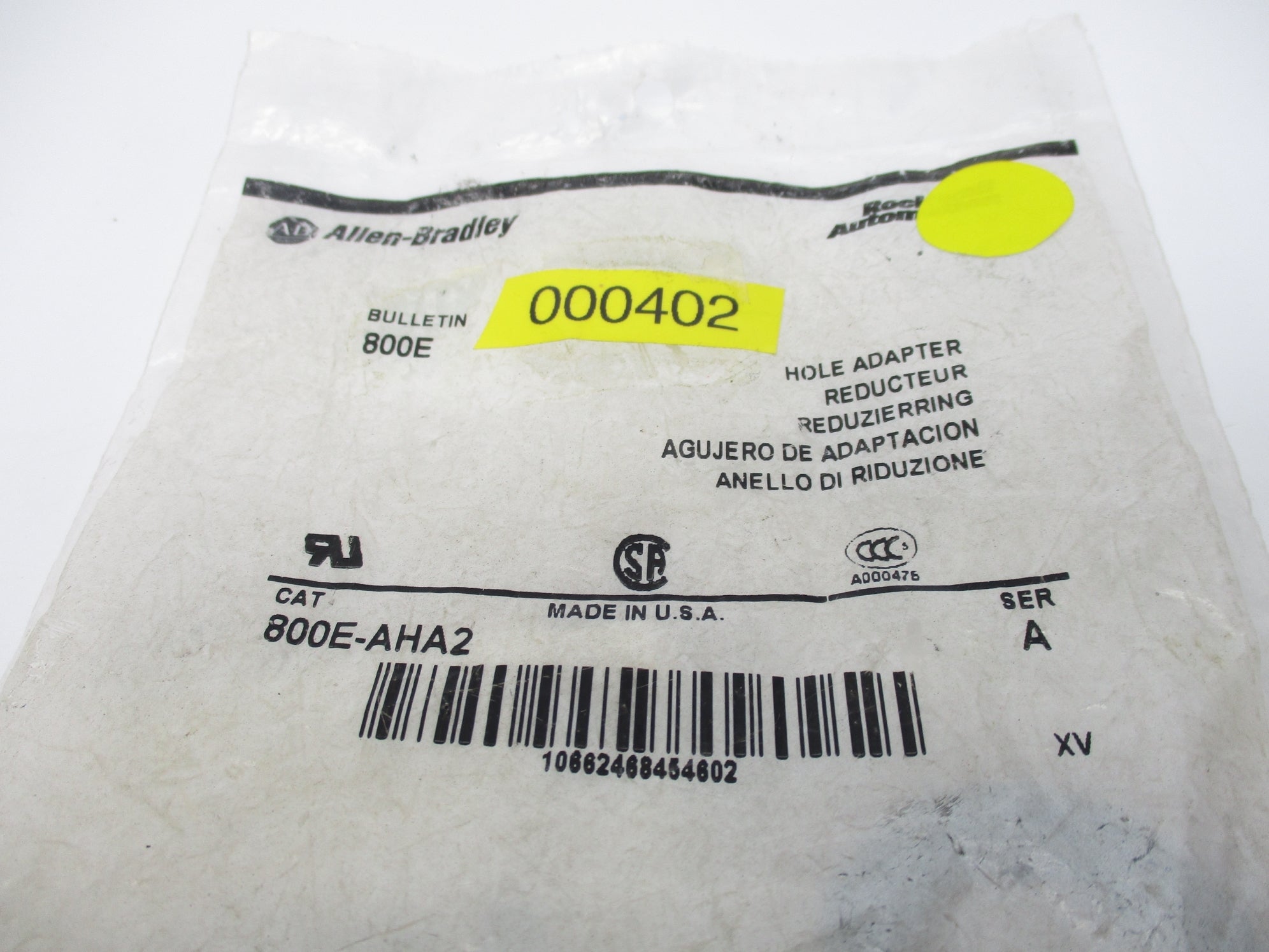 ALLEN BRADLEY 800E-AHA2 SER. A NSMP