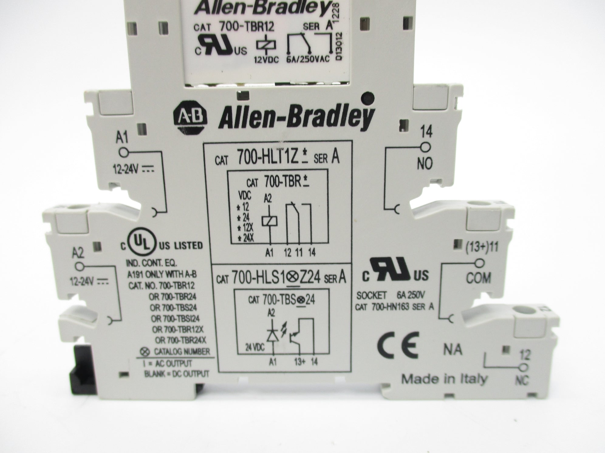 ALLEN BRADLEY 700-HLT1Z SER. A 700-TBR12 NSNP