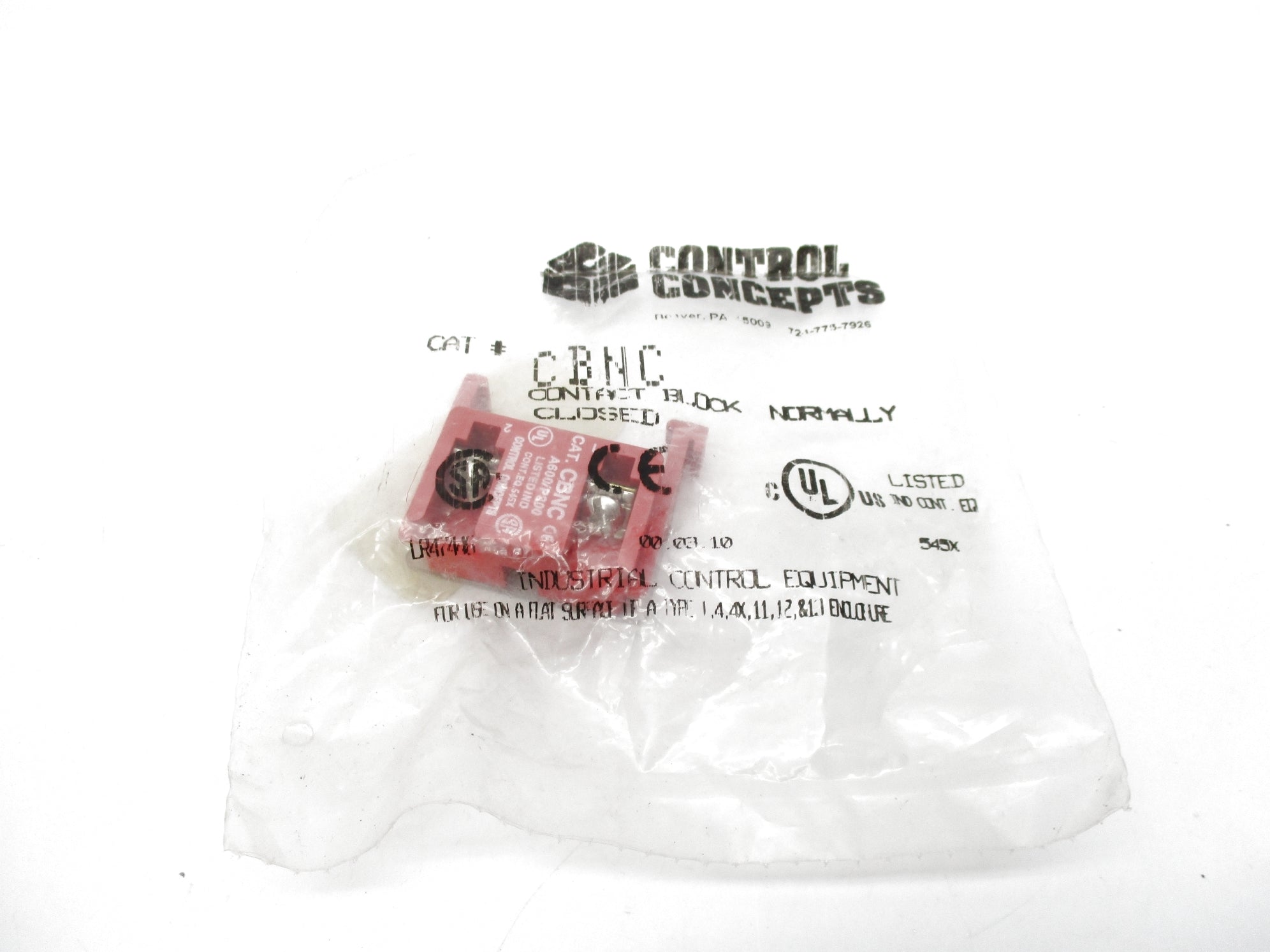 CONTROL CONCEPTS CBNC NSMP