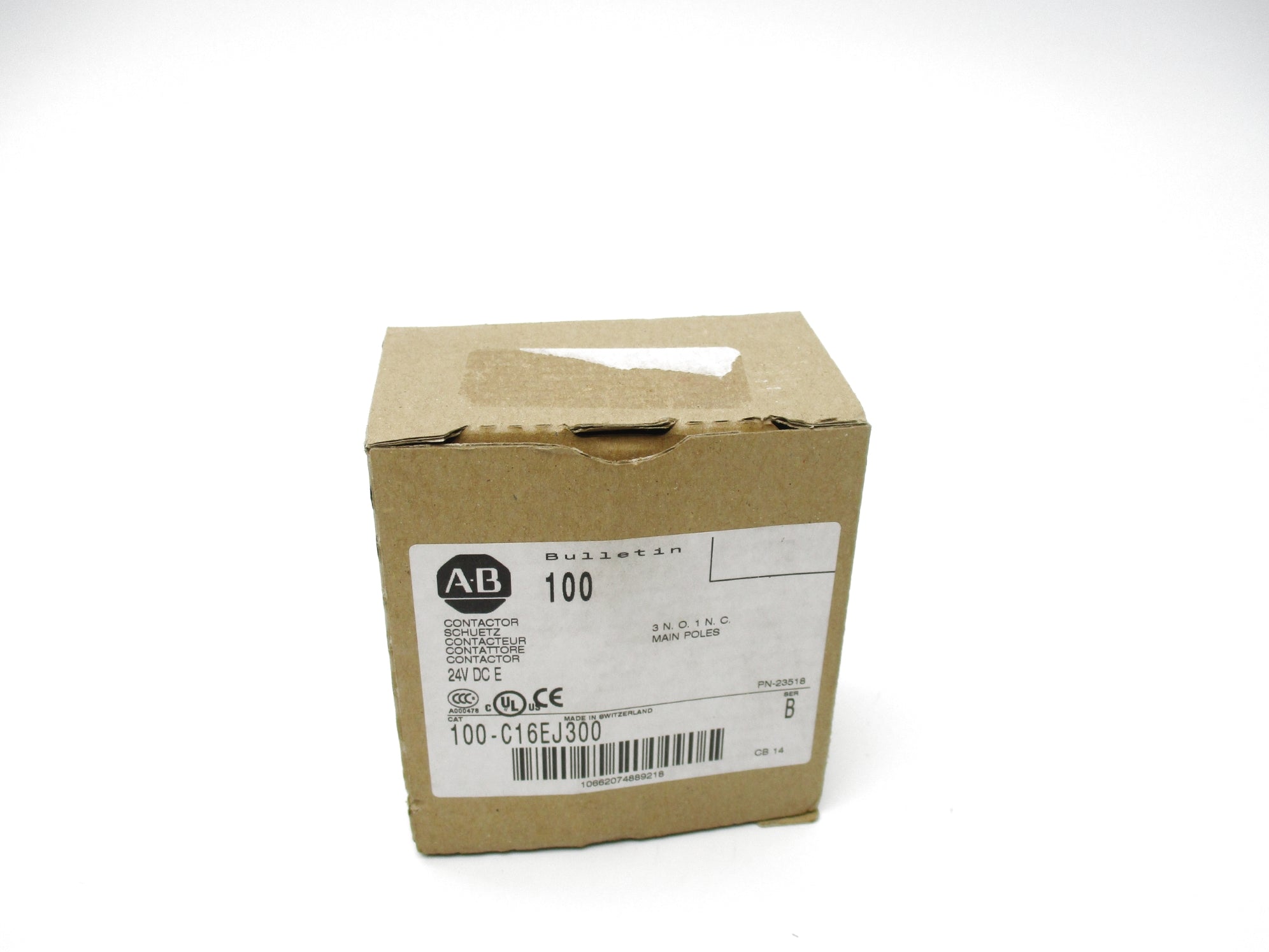 ALLEN BRADLEY 100-C16EJ300 SER. B 24VDC (BR/WH) NSMP