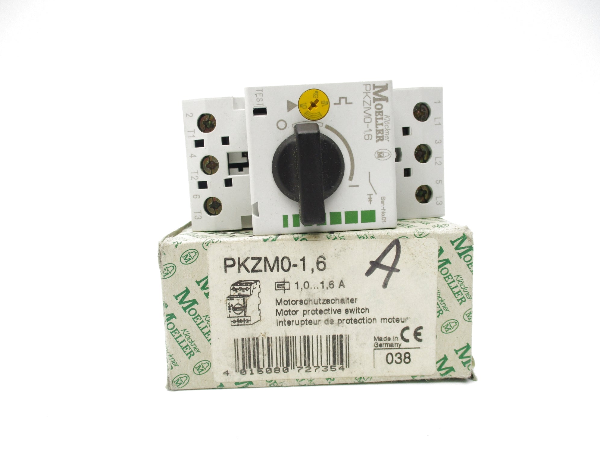 KLOCKNER MOELLER PKZM0-1,6 1.0-1.6A 6000V NSMP