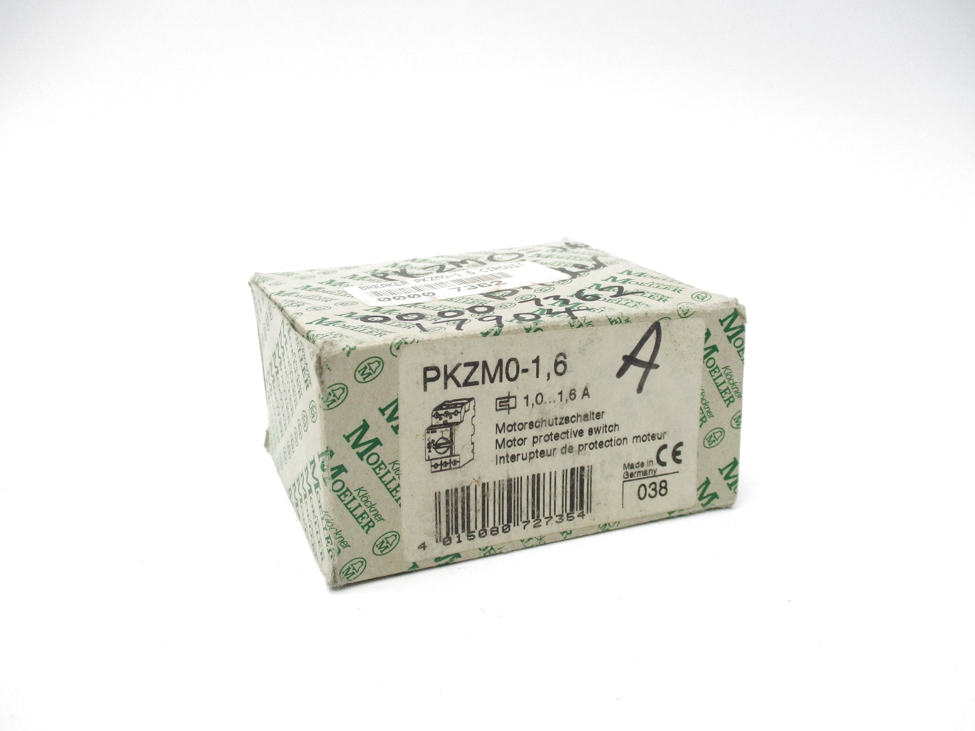 KLOCKNER MOELLER PKZM0-1,6 1.0-1.6A 6000V NSMP