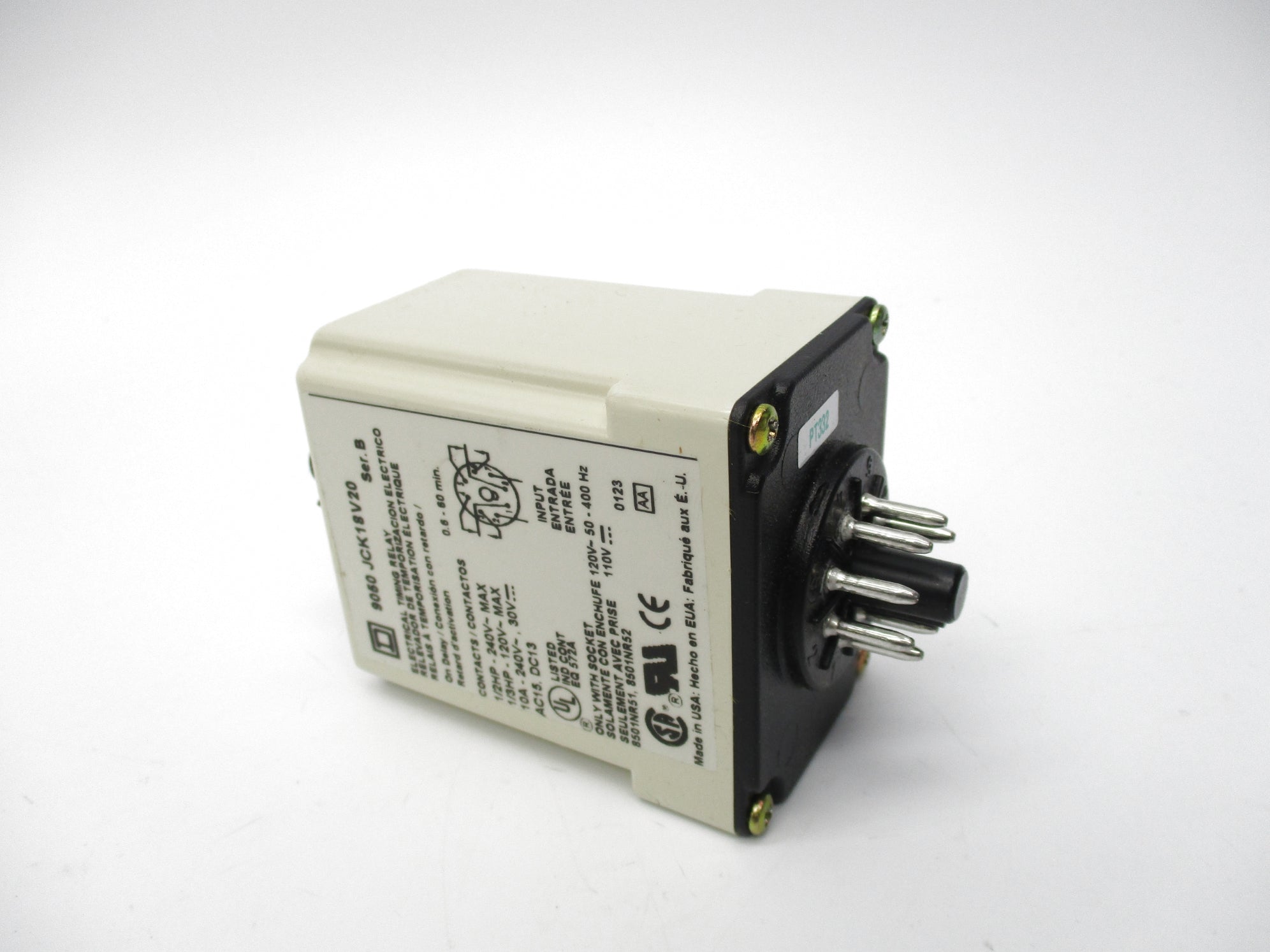 SQUARE D 9050JCK18V20 SER. B 120V NSMP