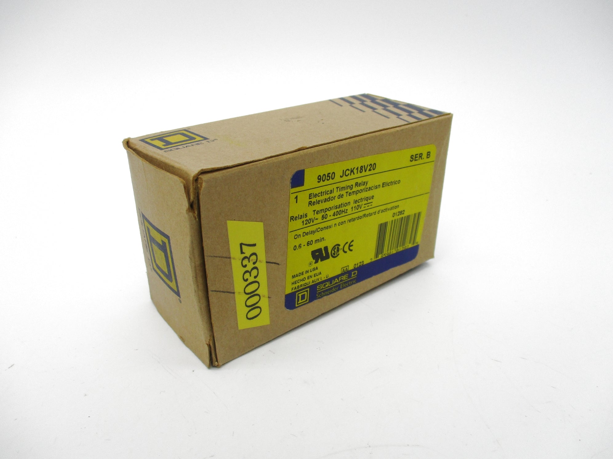 SQUARE D 9050JCK18V20 SER. B 120V NSMP
