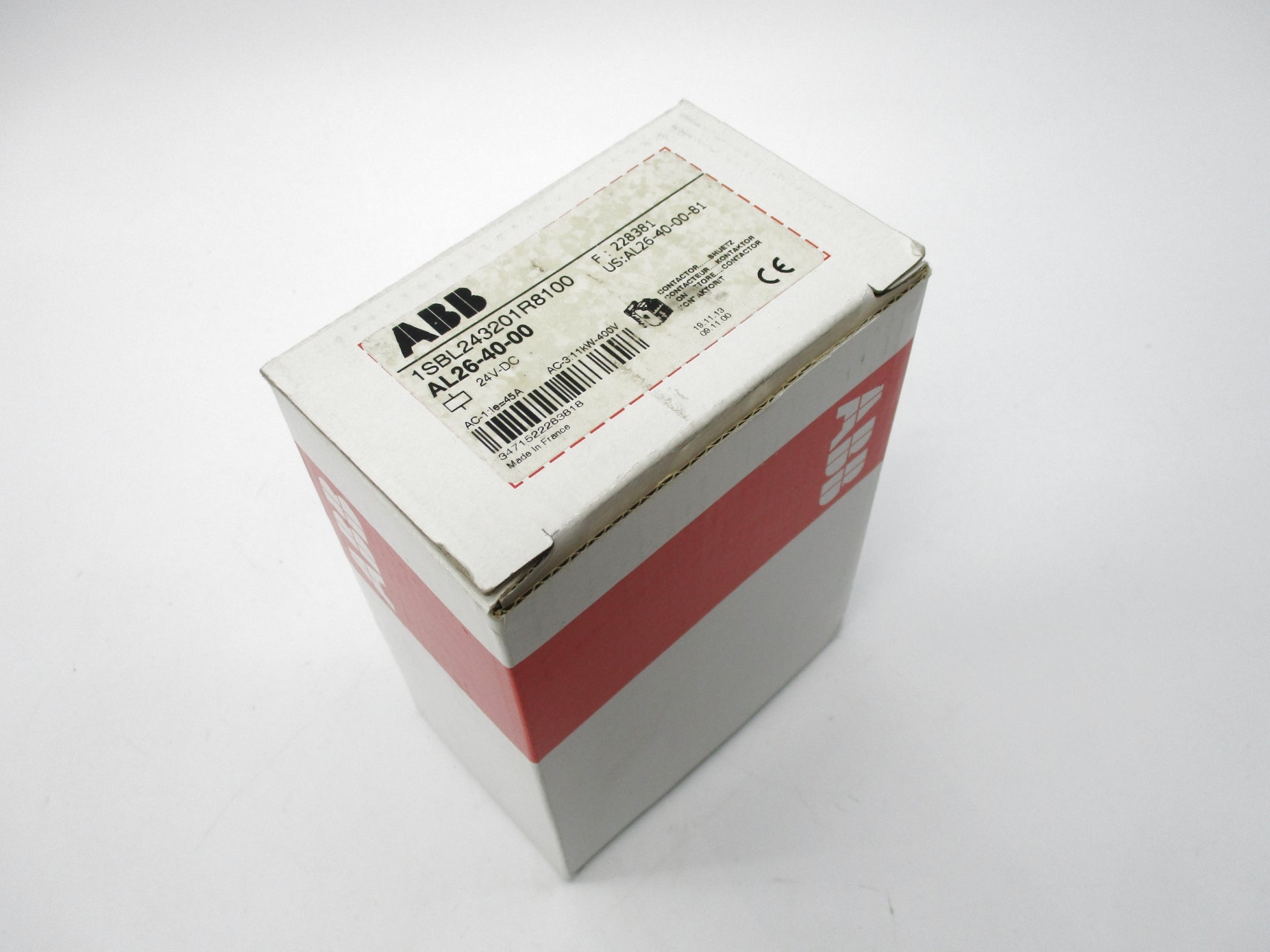 ABB 1SBL243201R8100 AL26-40-00 24VDC NSMP