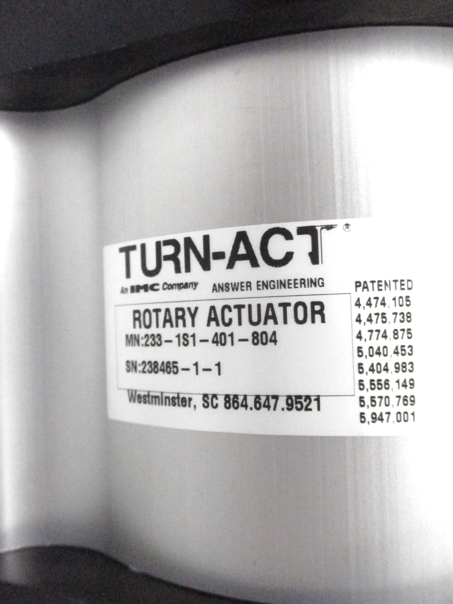 TURN-ACT 233-1S1-401-804 NSNP