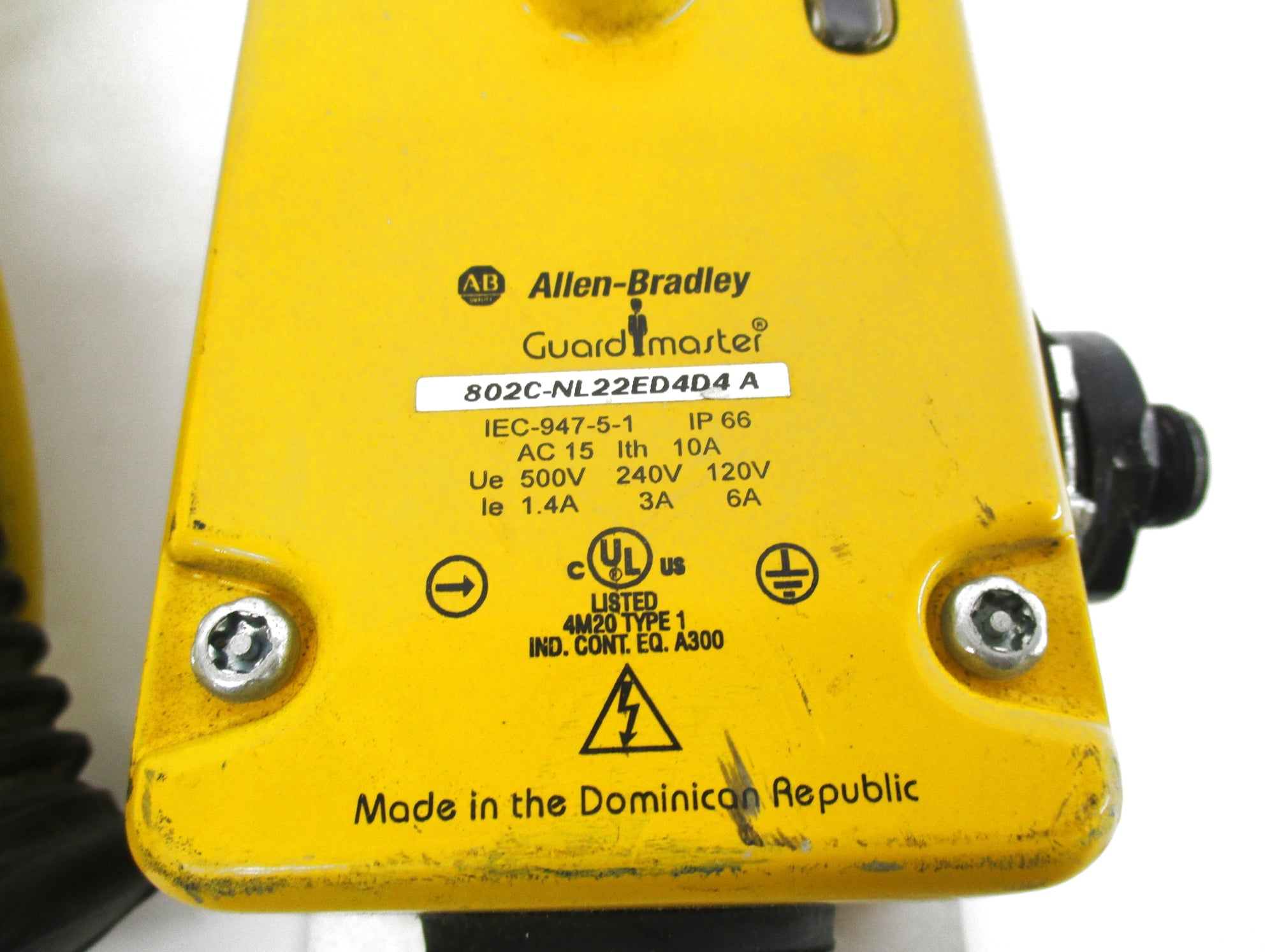 INDUSTRIAL SPARE PART 802C-NL22ED4D4 SER. A 10A 500V (AS PICTURED) UNMP