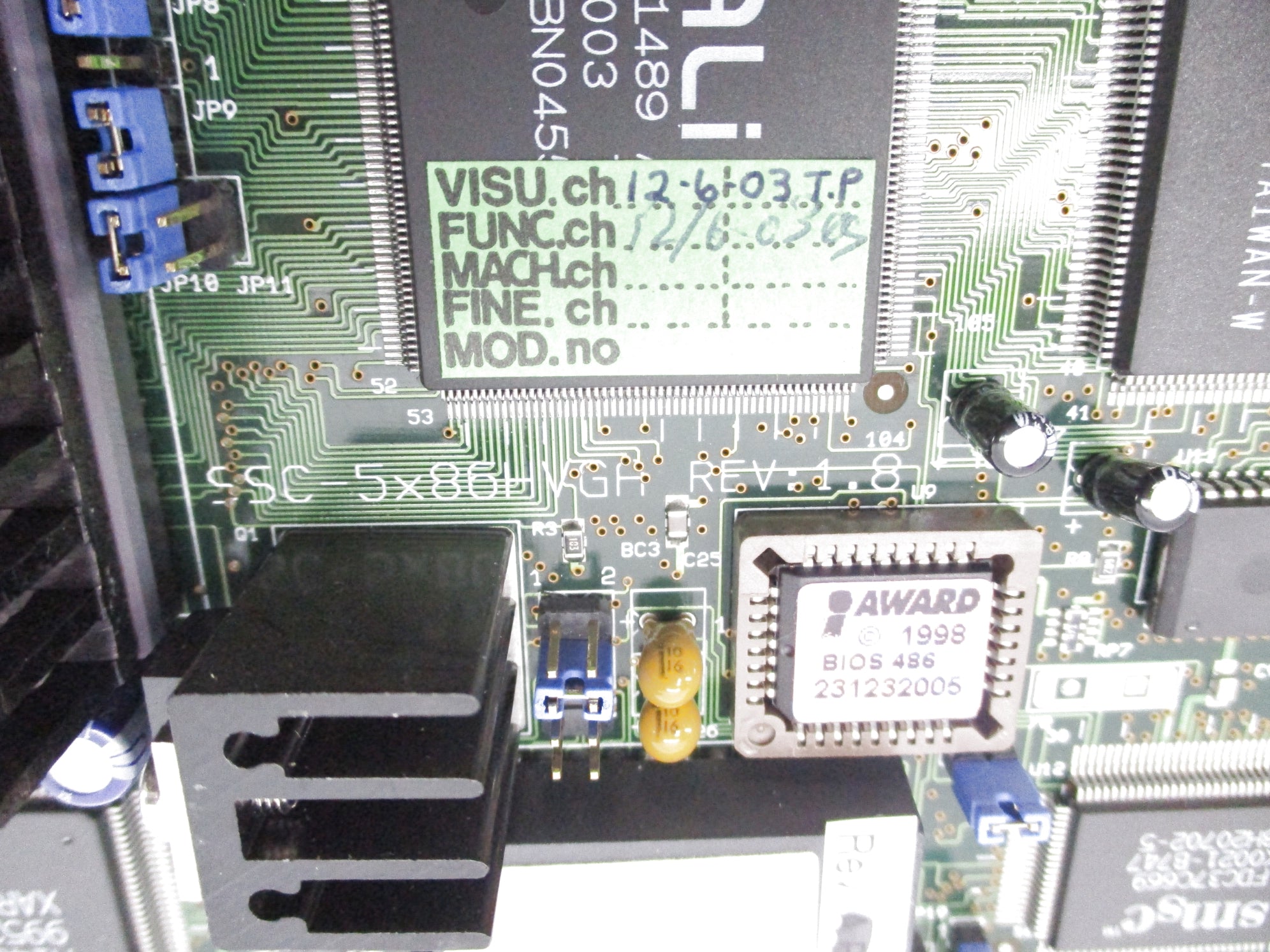 VIVITAR SSC-5X86NVGA-V162 REV. 1.8 NSMP