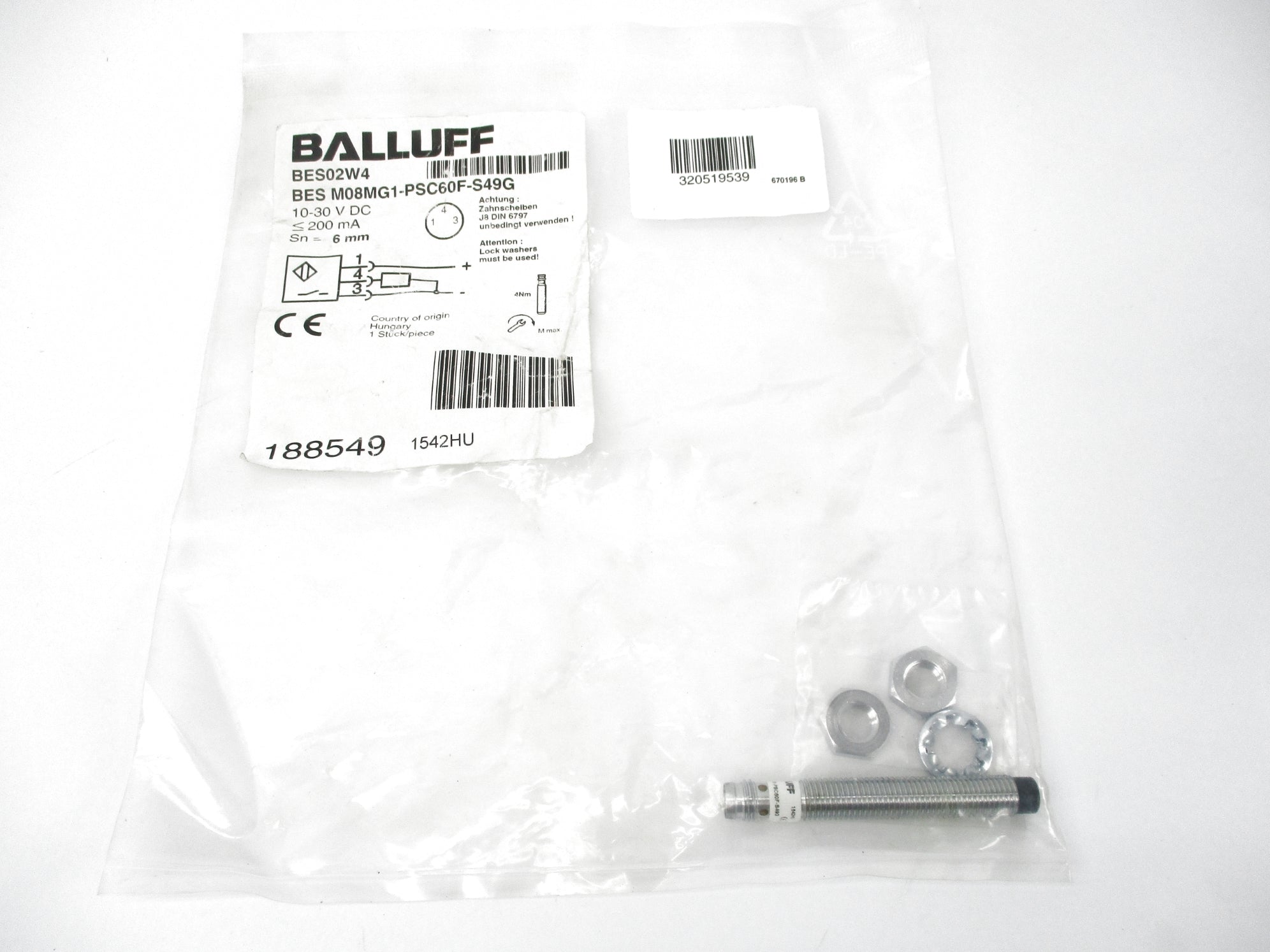 BALLUFF BES02W4 NSMP