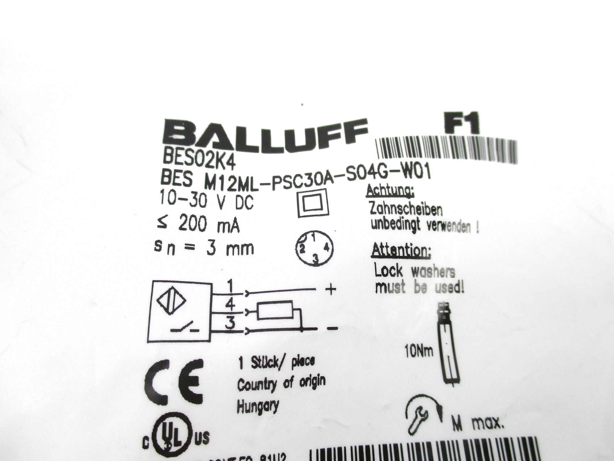 BALLUFF BES02K4 NSMP