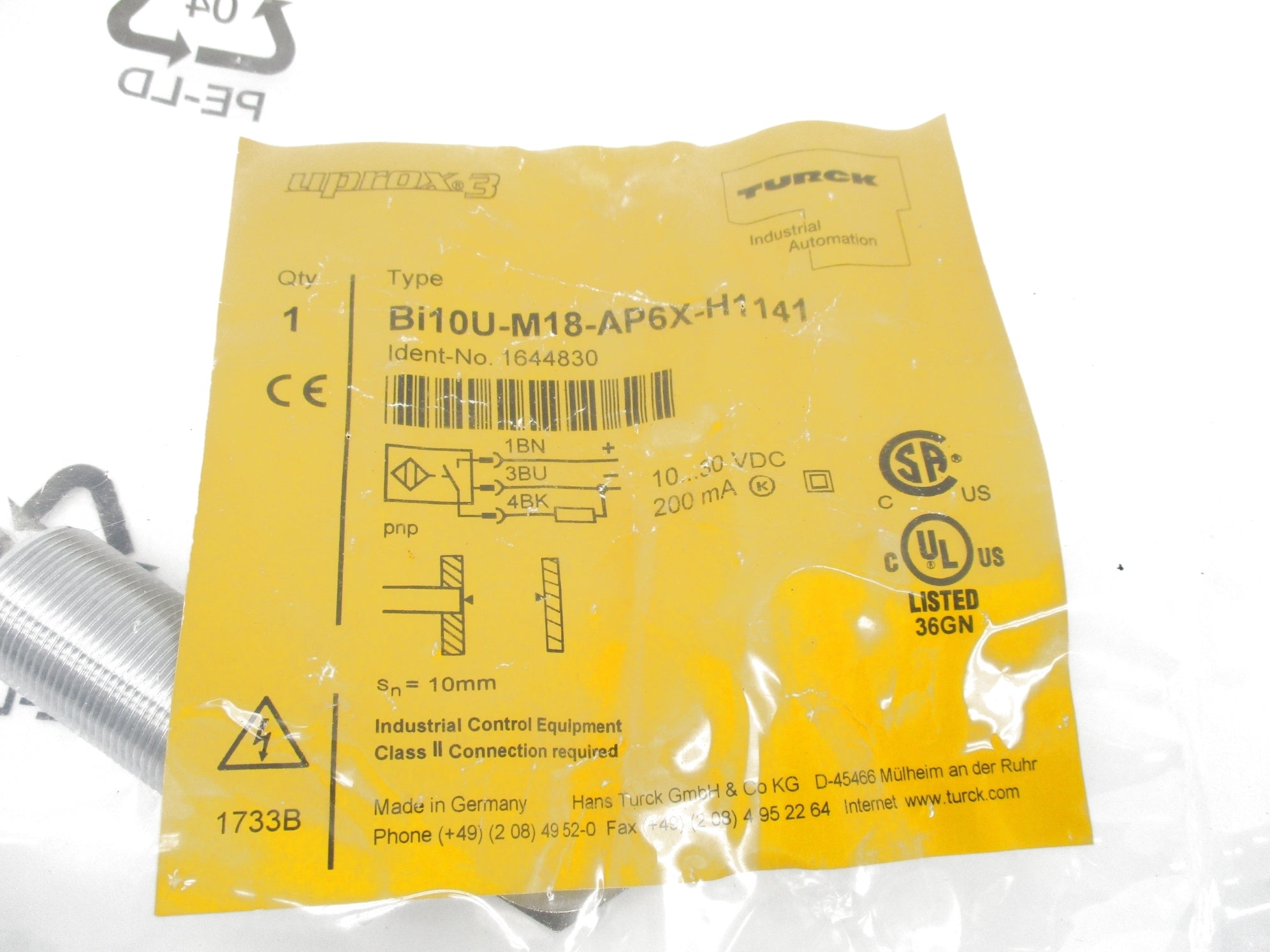 TURCK BI10U-M18-AP6X-H1141 NSMP