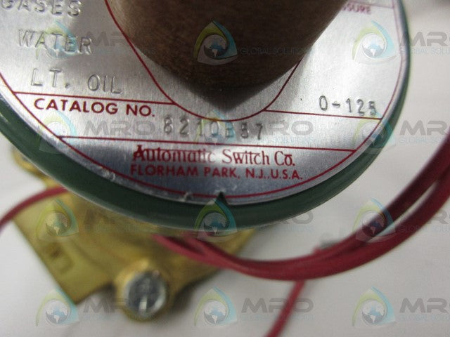 ASCO 8210B57 SOLENOID VALVE *USED*