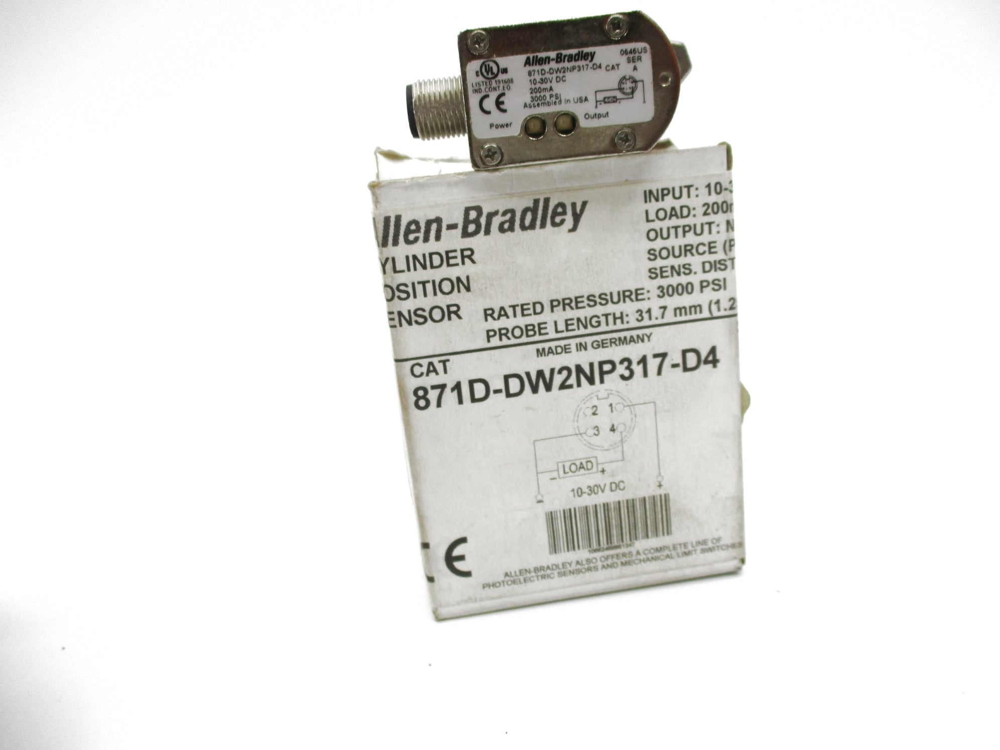 ALLEN BRADLEY 871D-DW2NP317-D4 SER. A (WH) NSMP