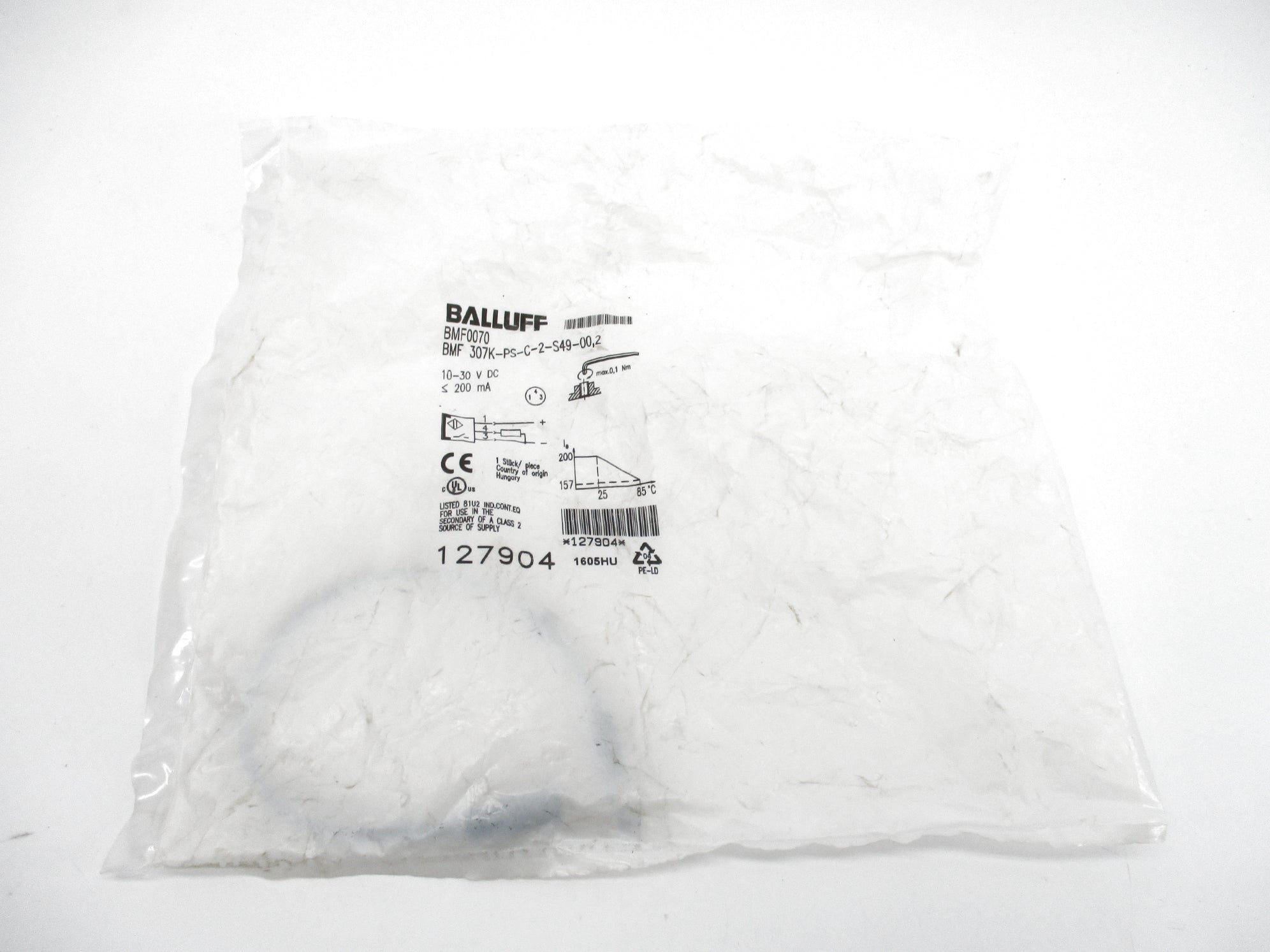 BALLUFF BMF307K-PS-C-2-S49-00,2 BMF0070 10-30VDC NSMP