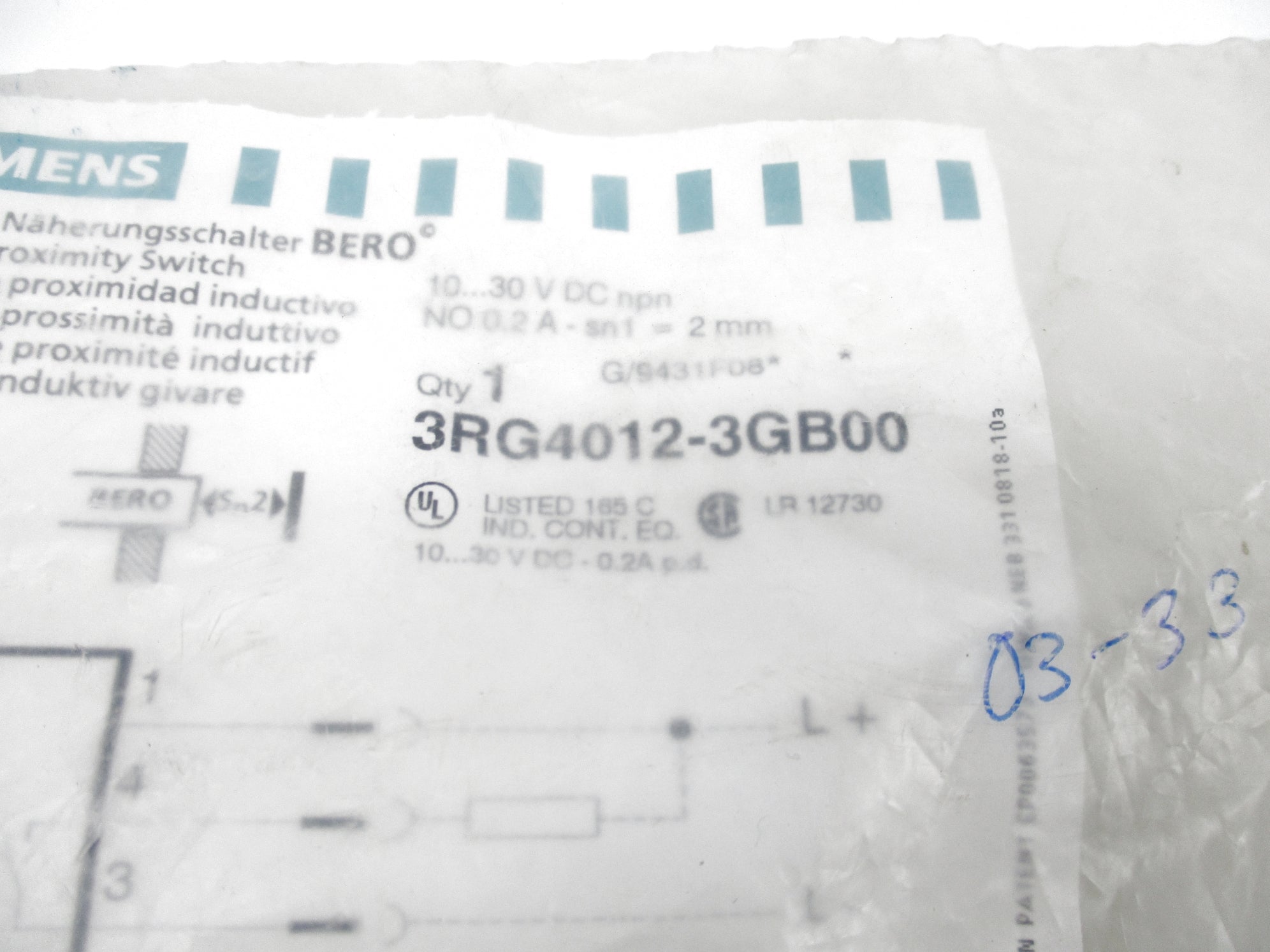 SIEMENS 3RG4012-3GB00 NSMP