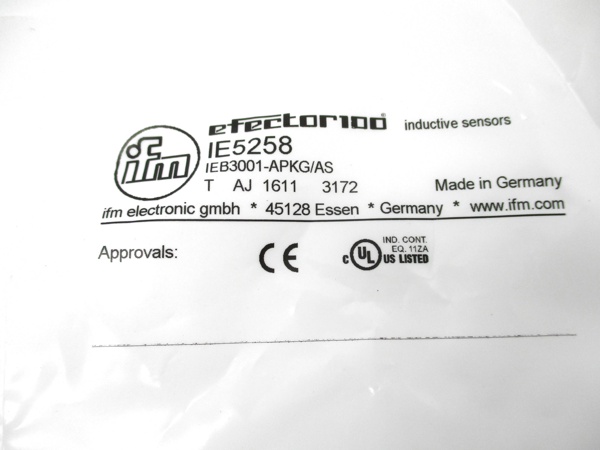 IFM EFECTOR IE5258 NSMP