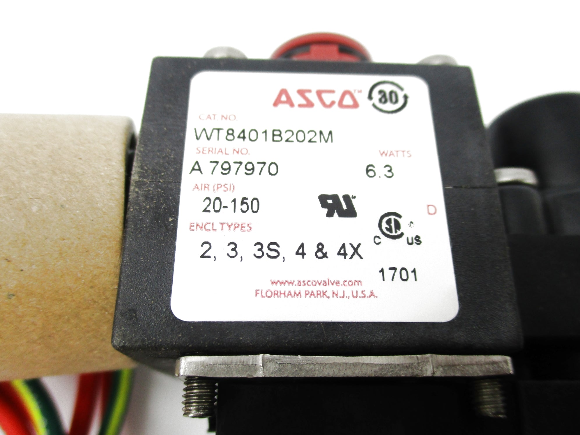 ASCO WT8401B202M 20-150PSI NSNP