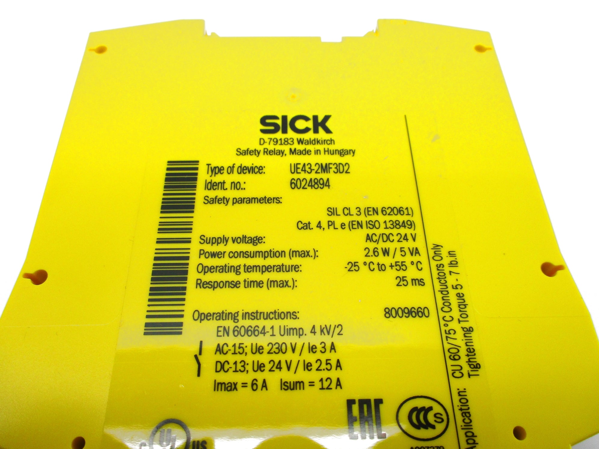 SICK UE43-2MF3D2 AC/DC24V NSNP