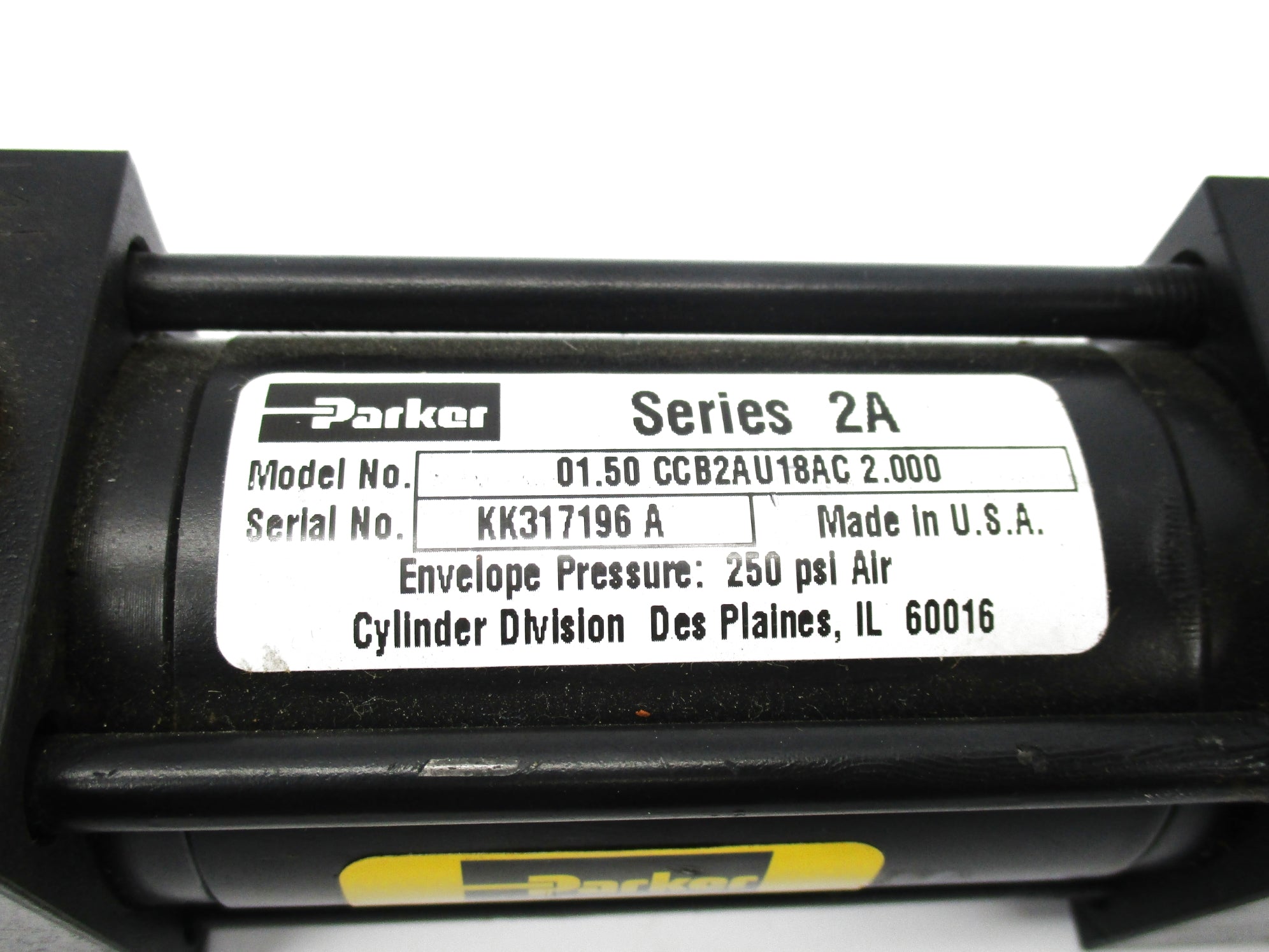 PARKER 01.50CCB2AU18AC2.000 SER. 2A 250PSI NSNP
