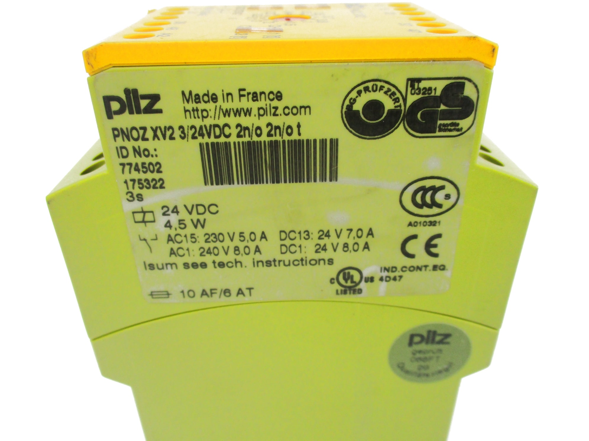 PILZ PN0ZXV2 3/24VDC2N/02N/0T NSNP