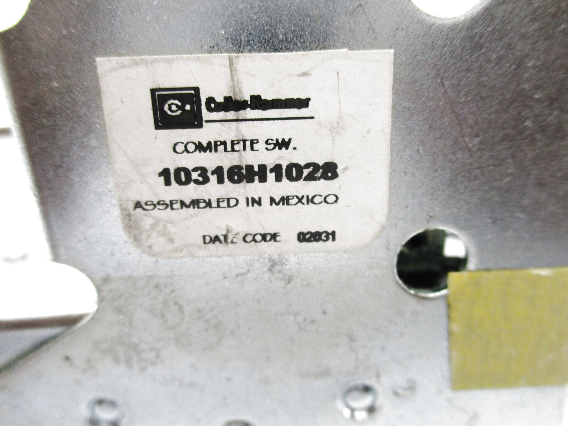 CUTLER HAMMER 10316H1028 NSNP