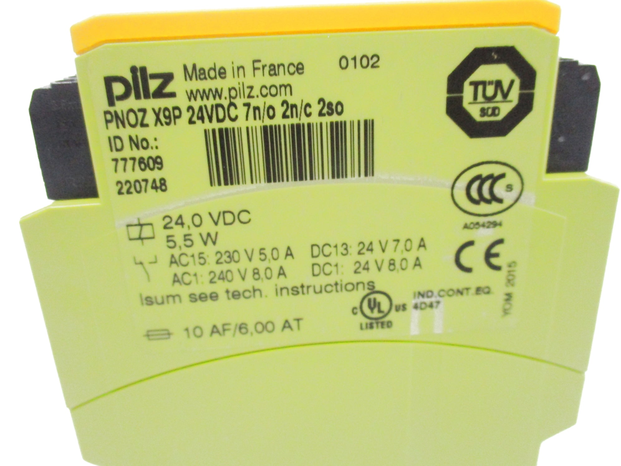 PILZ PNOZ X9P 24VDC 7N/O 2N/C2 SO 777609 NSNP