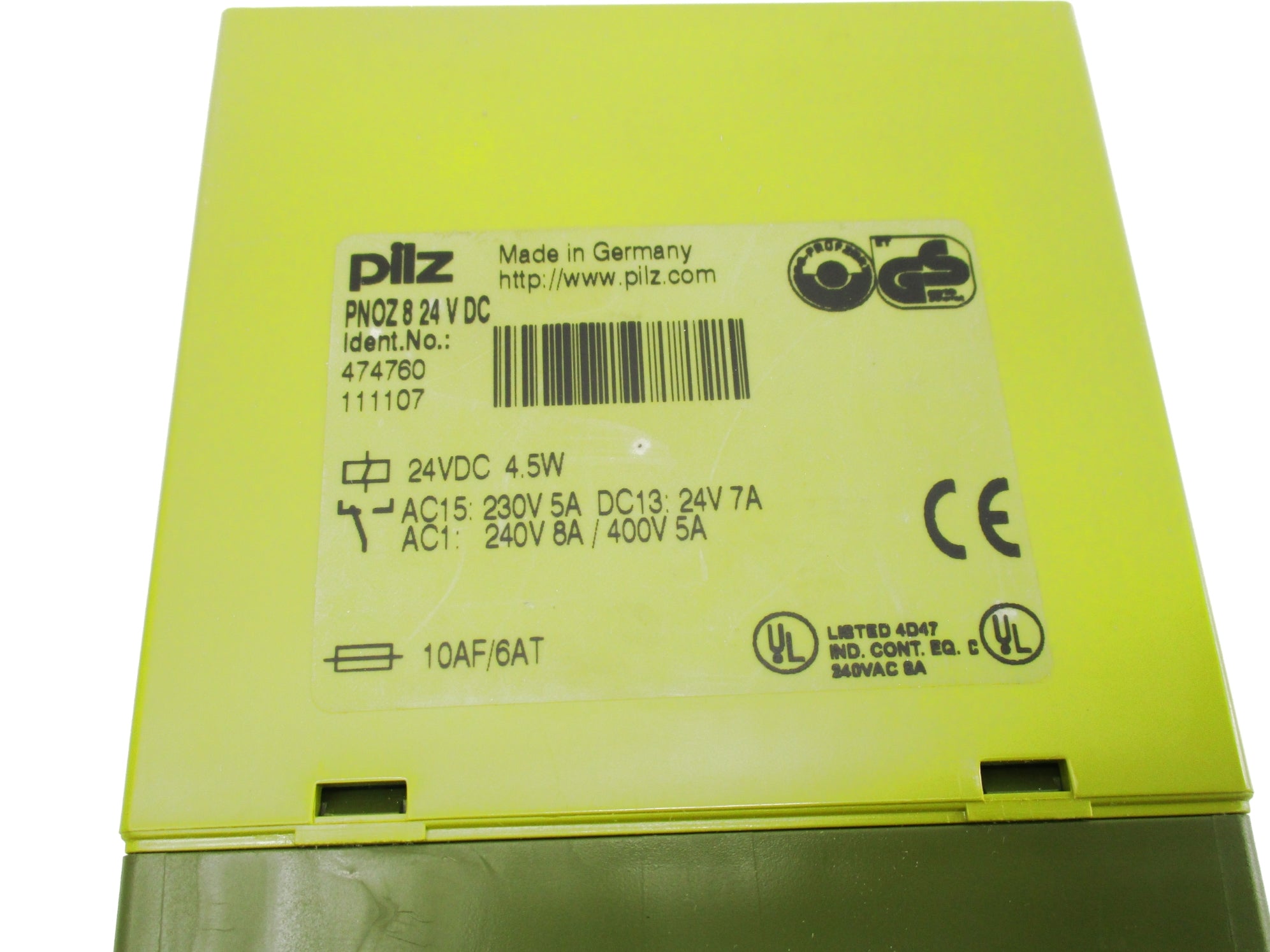 PILZ PNOZ824VDC 8A NSNP