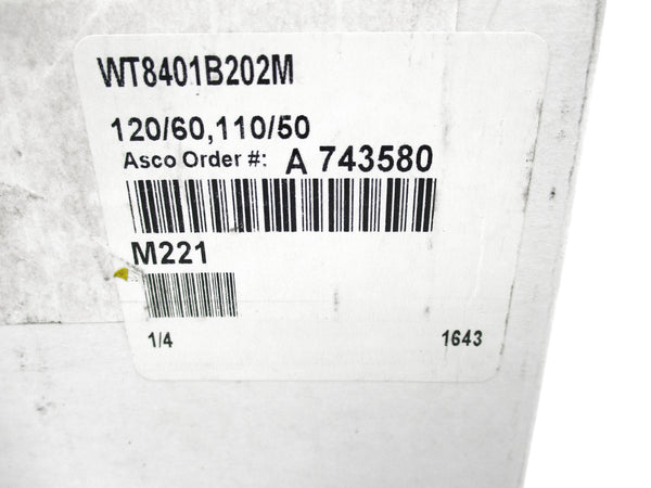 ASCO WT8401B202M 110/120V NSFS
