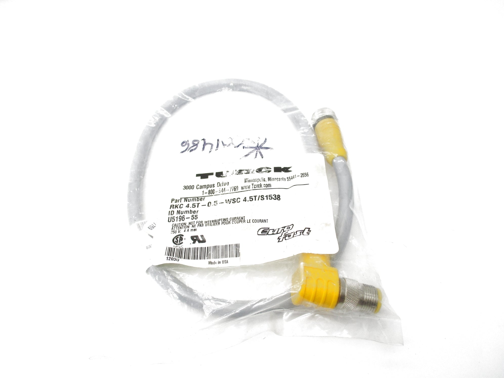 TURCK RKC4.5T-0.5-WSC4.5T/S1538 NSMP