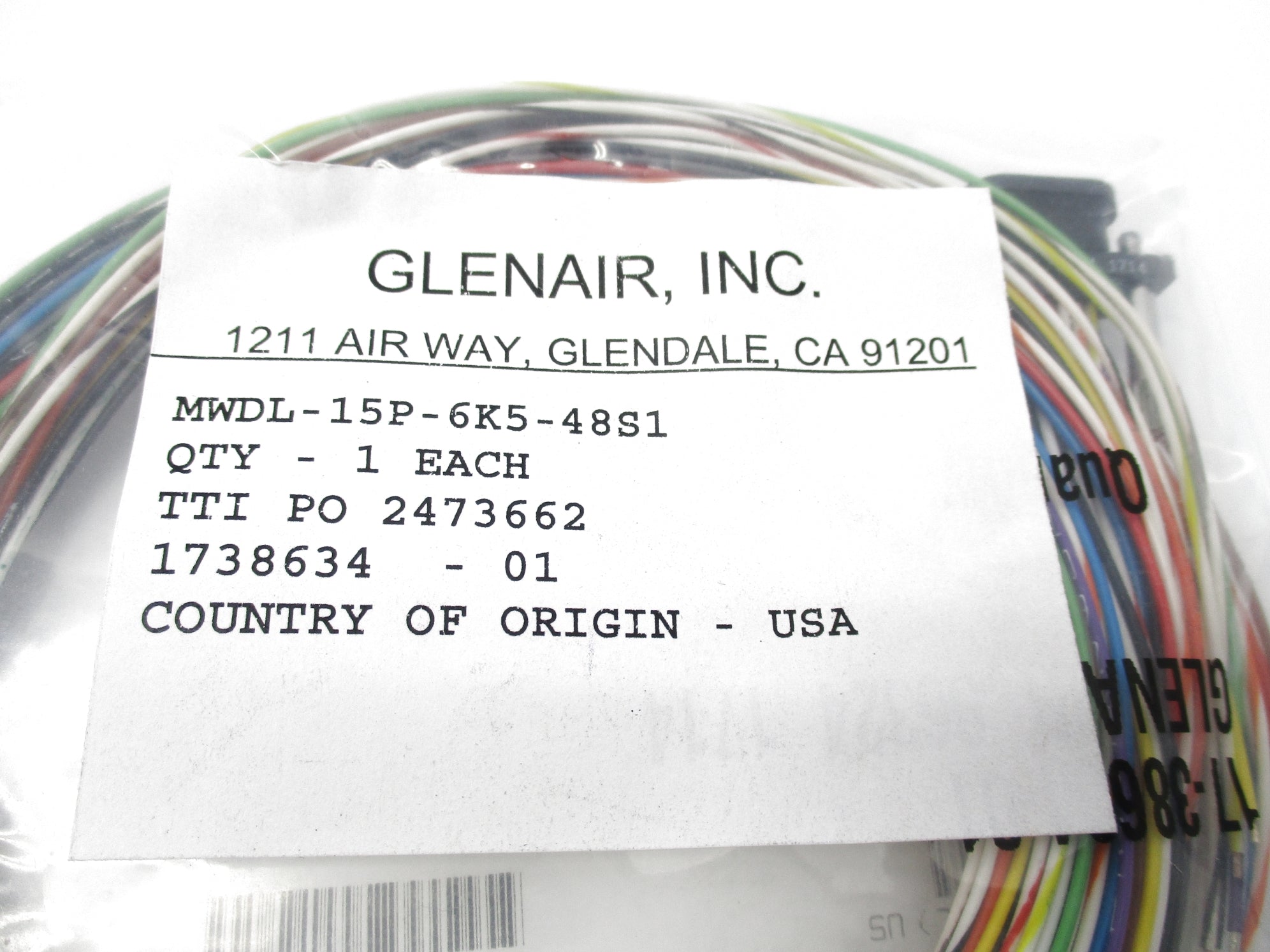 GLWNAIR INC. MWDL-15P-6K5-48S1 NSMP
