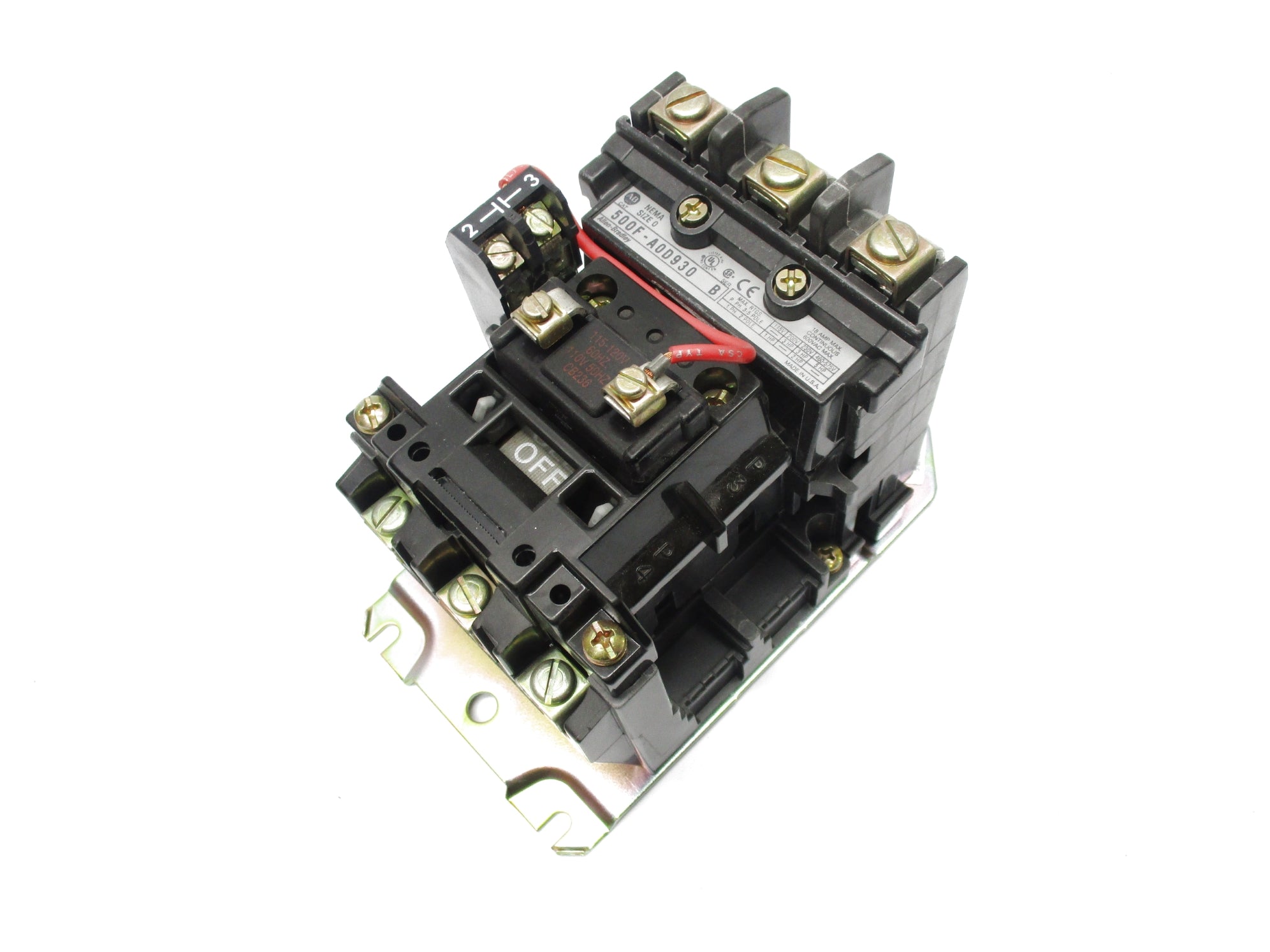 ALLEN BRADLEY 500F-A0D930 SER. B 18A 600VAC NSMP