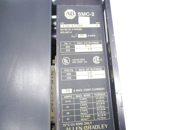 ALLEN BRADLEY 150-A35NA SER. A UNMP