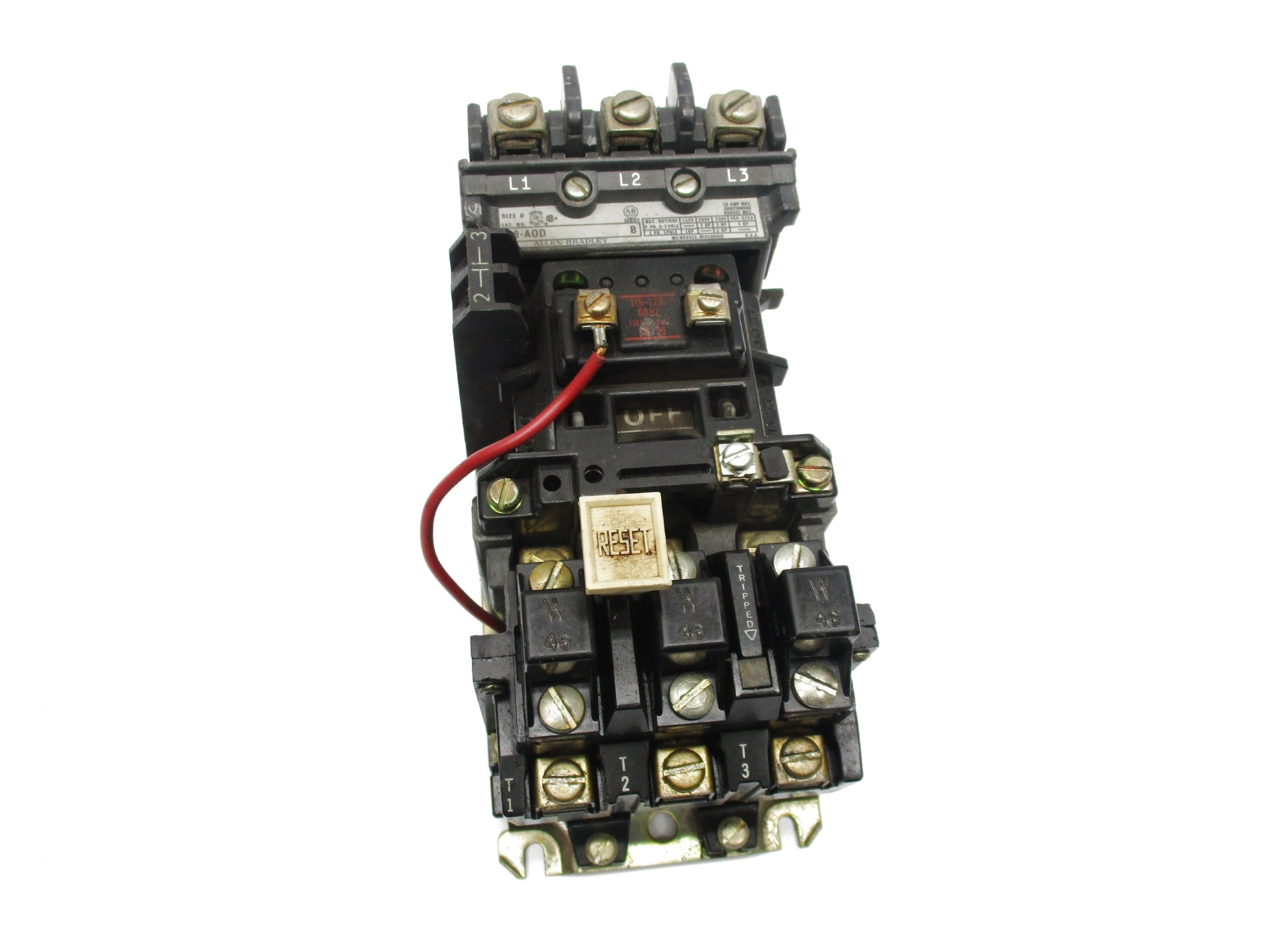 INDUSTRIAL SPARE PART 509-A0D SER. B 115-120V/110V 18A (AS PICTURED) UNMP