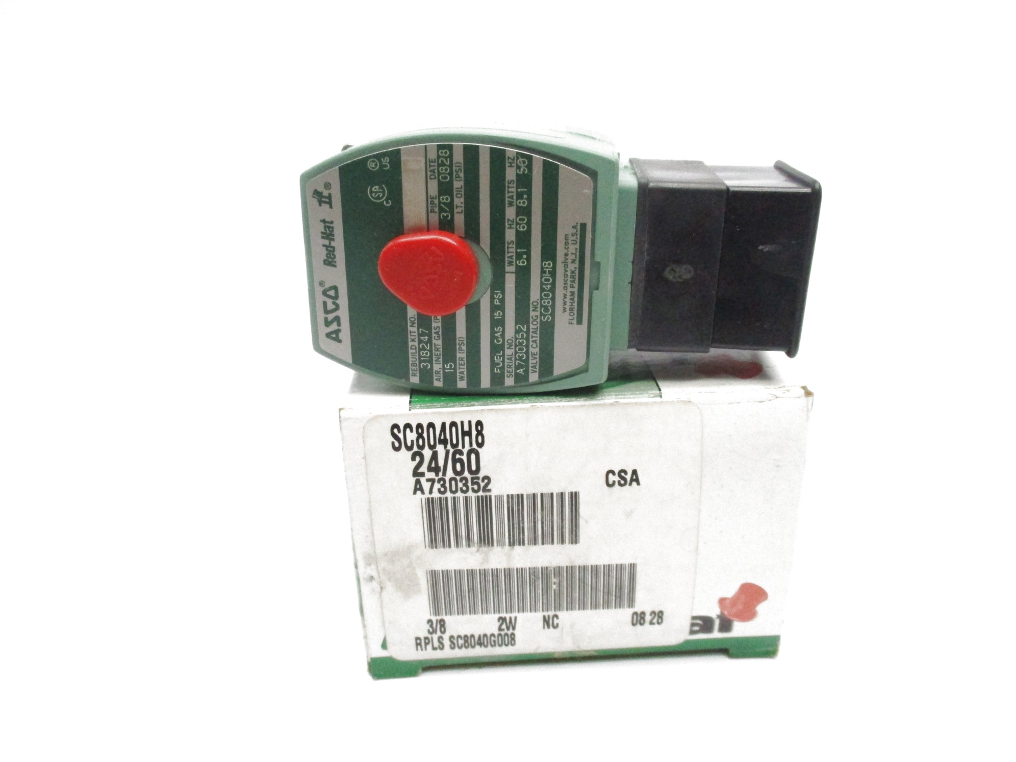 ASCO SC8040H8 22/24V 3/8" NSMP