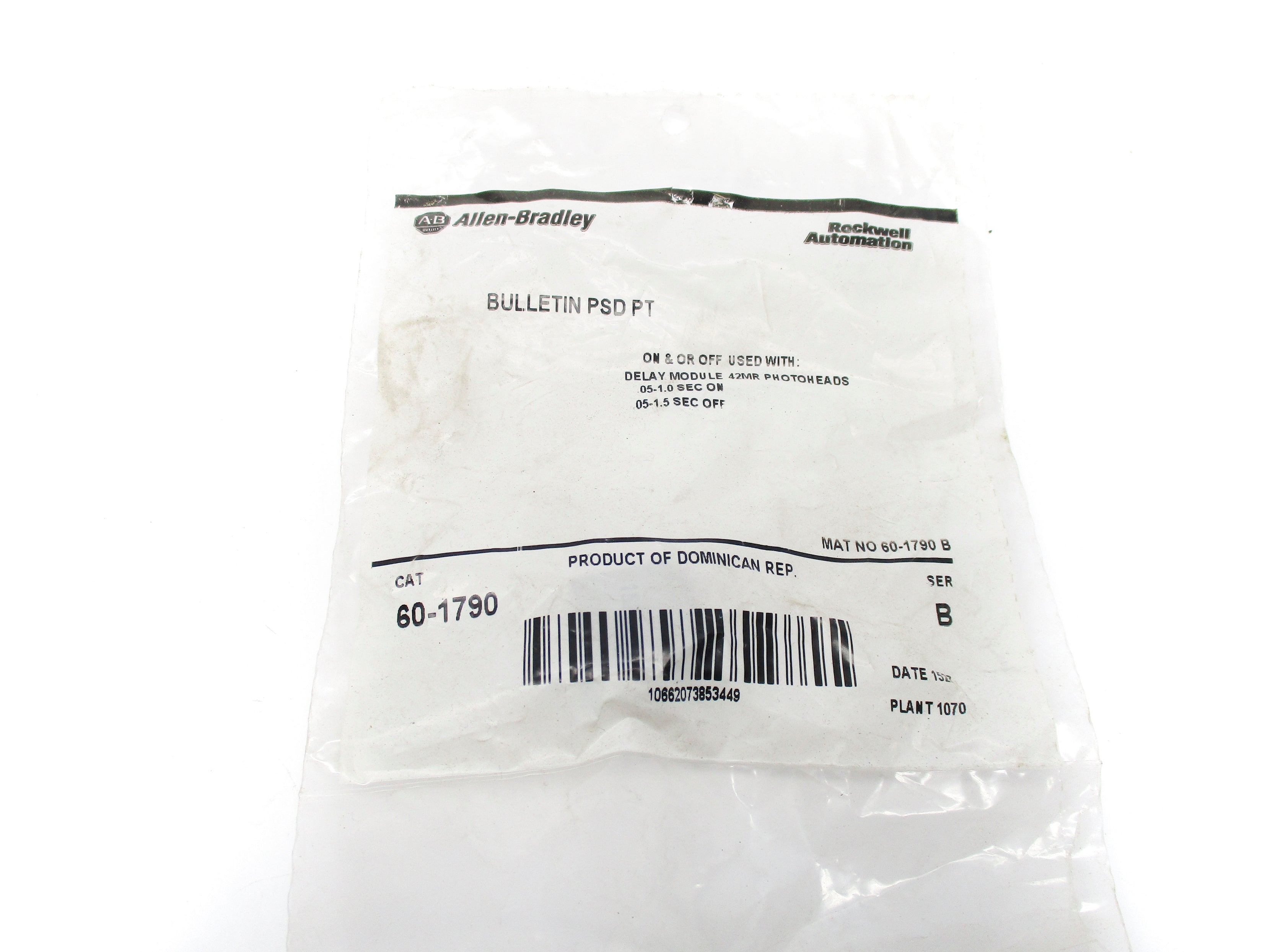 ALLEN BRADLEY 60-1790 SER. B NSMP