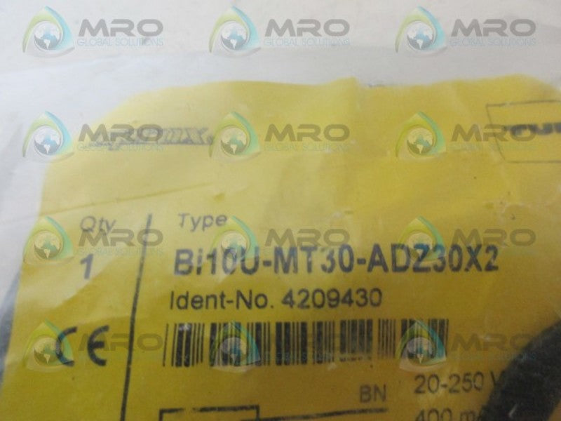 TURCK BI10U-MT30-ADZ30X2 PROXIMITY SENSOR *NEW IN FACTORY BAG*