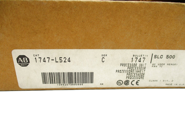 ALLEN BRADLEY  1747-L524 SER. C F/W 6 NSMP