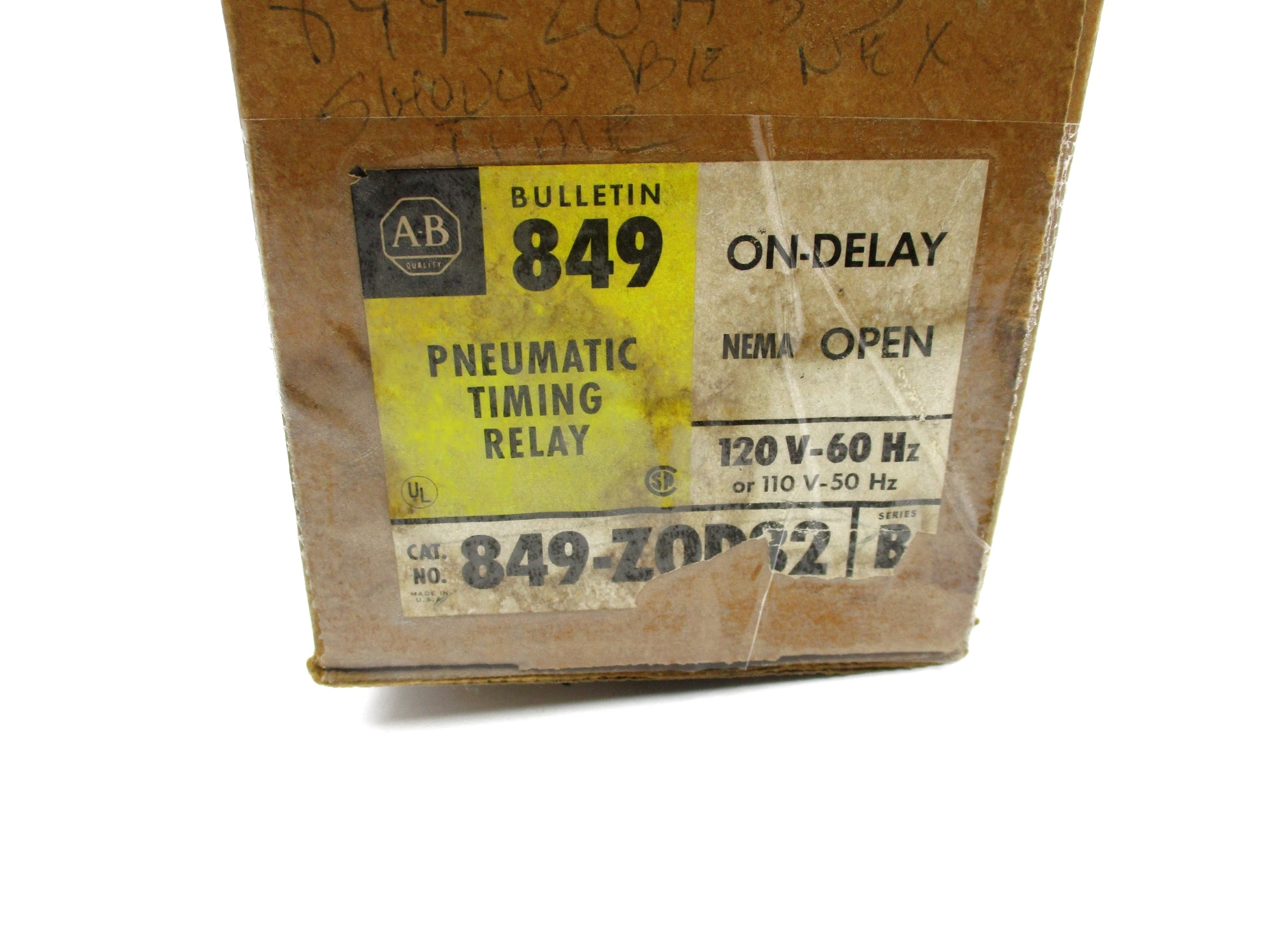 INDUSTRIAL SPARE PART 849-Z0D32 SER. B 120V-60HZ/110V-50HZ (BR/YL) NSMP