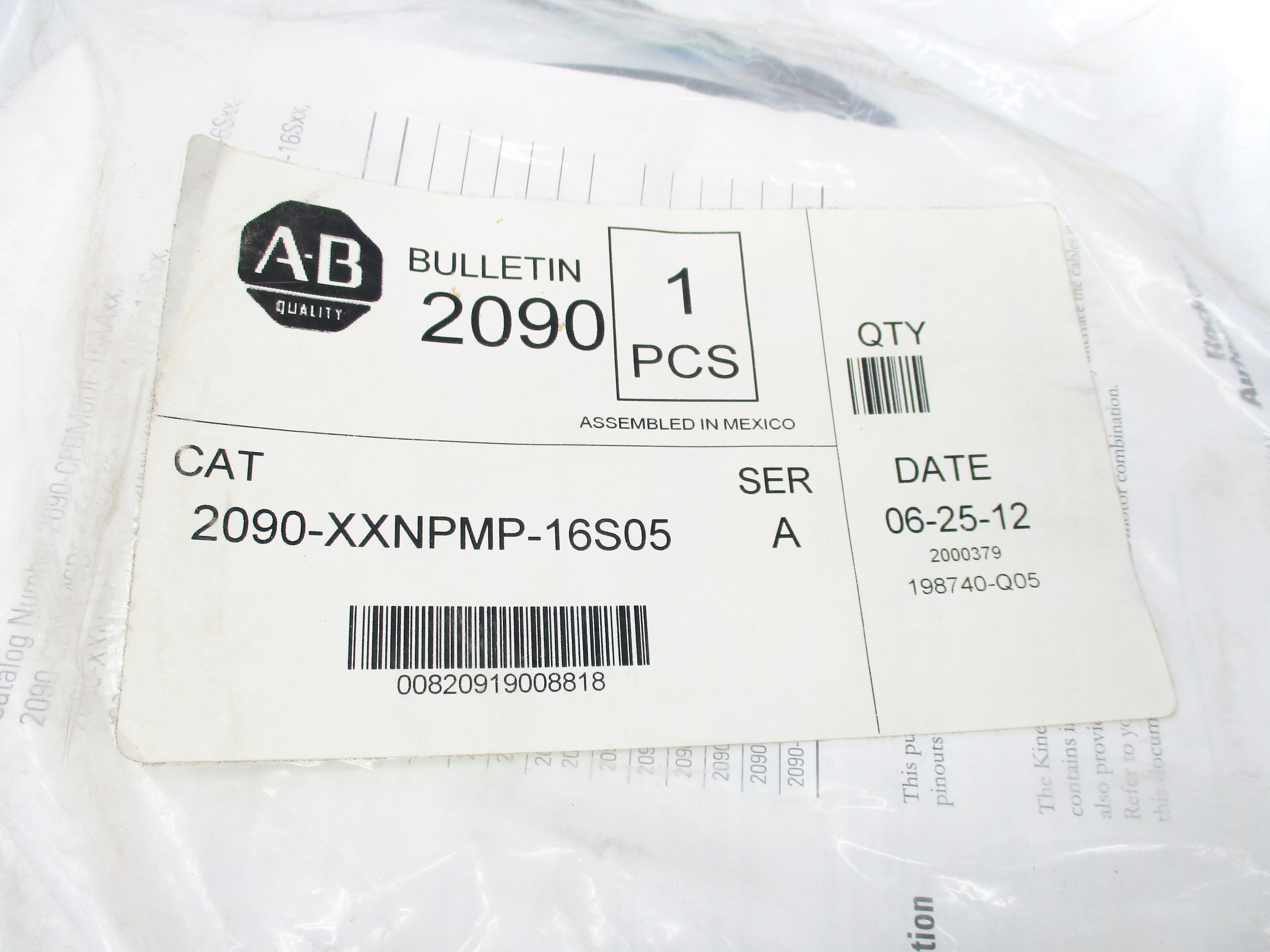 INDUSTRIAL SPARE PART 2090-XXNPMP-16S05 SER. A NSMP