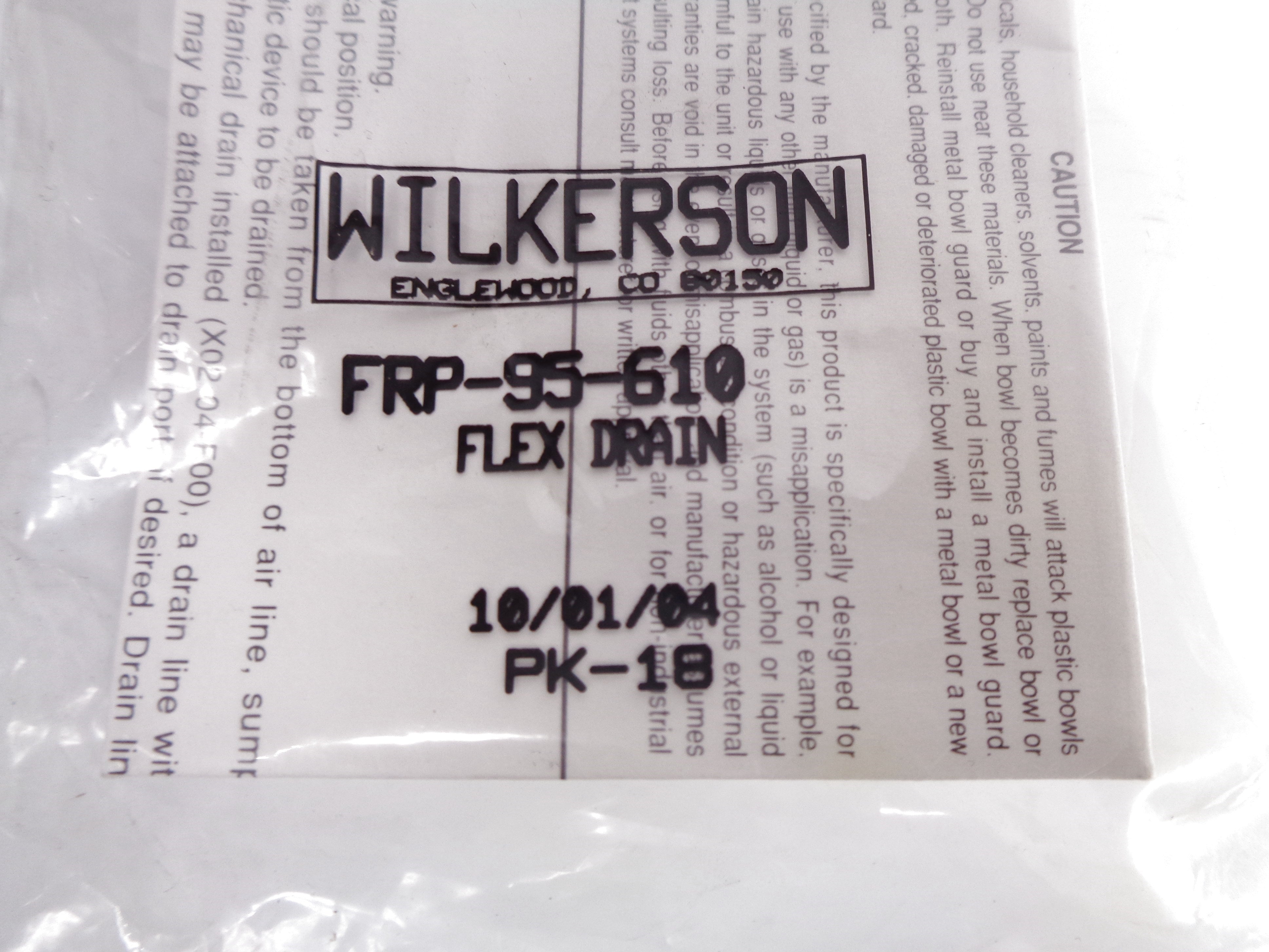 WILKERSON FRP-95-610 NSMP