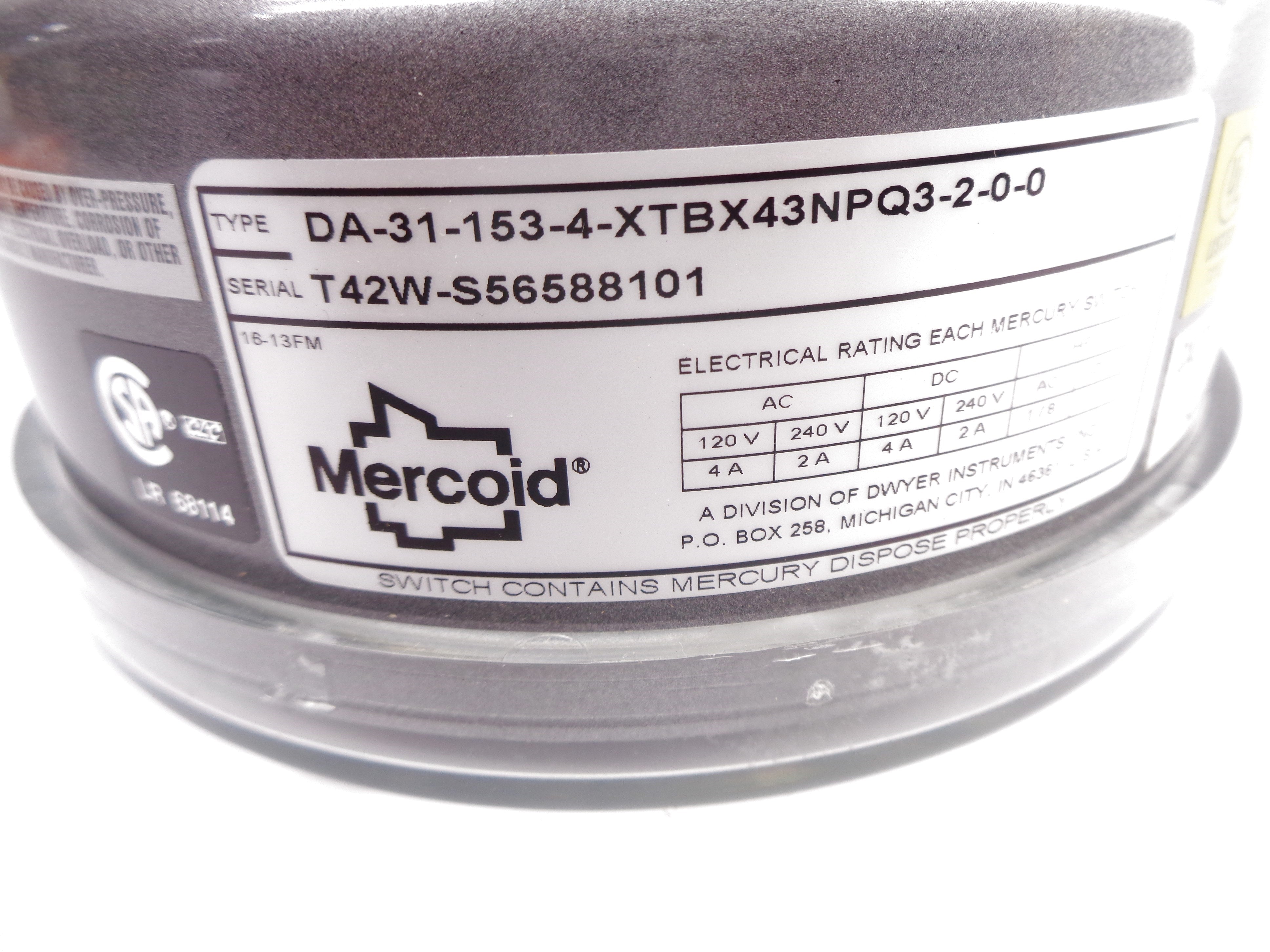 MERCOID DA-31-153-4-XTBX43NPQ3-2-0-0 NSNP