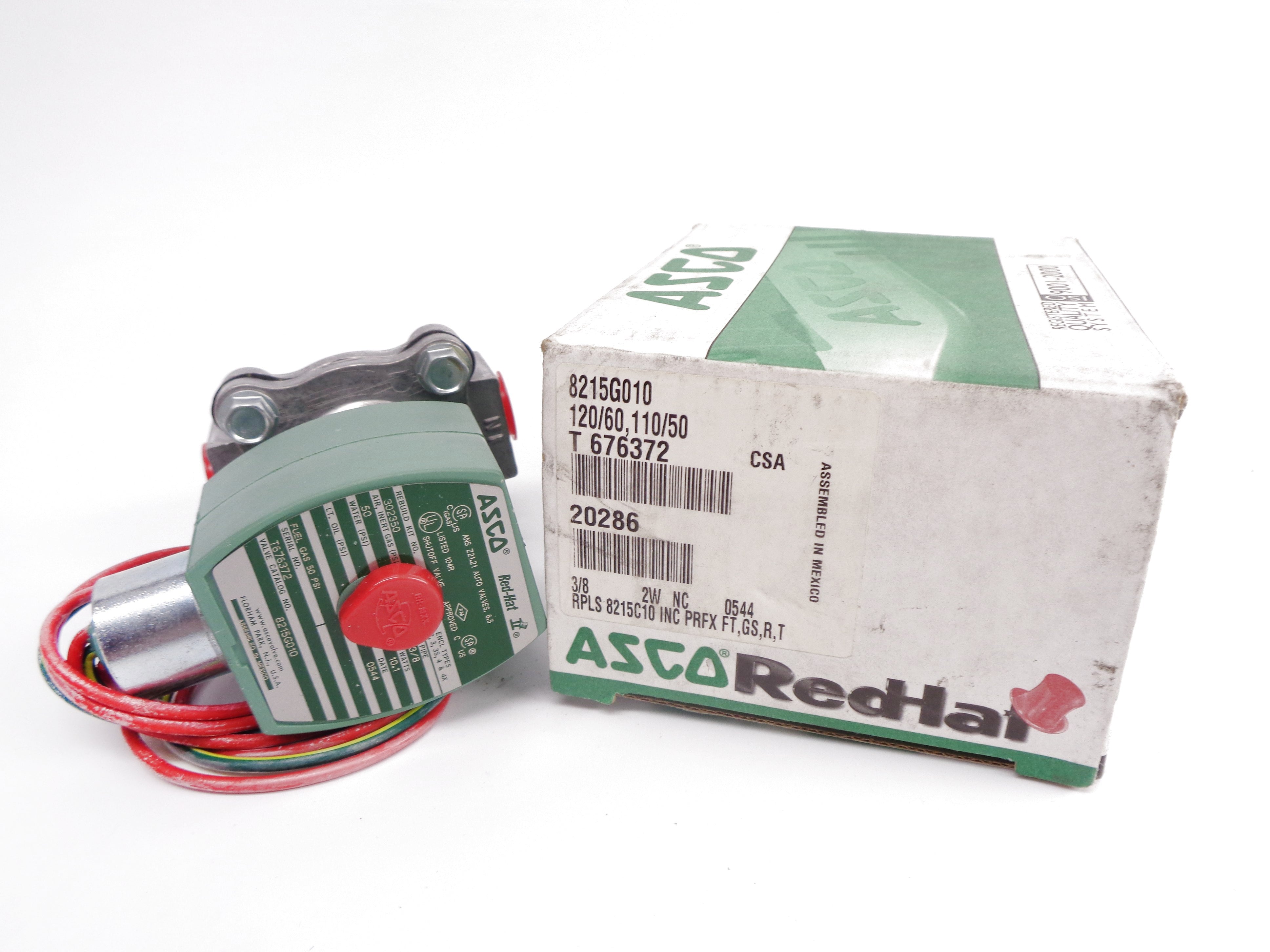 ASCO 8215G010 110/120V 3/8" 50PSI NSMP